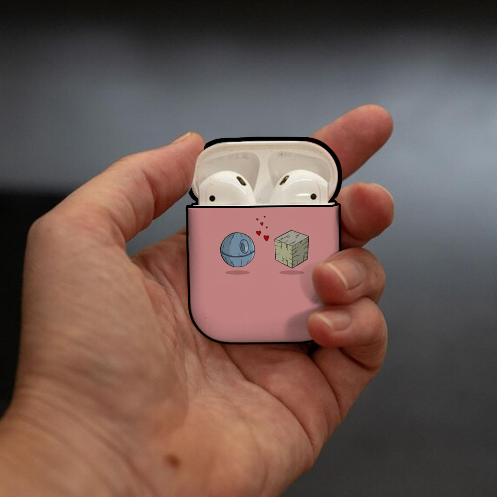 スター・ウォーズ Star Wars AirPods 第2世代保護ケース ハードシェル ブラック 耐衝撃・防指紋・カラビナ付き