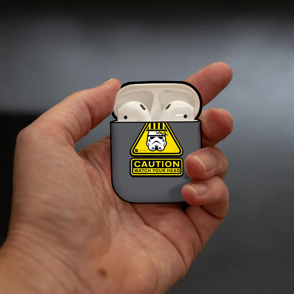 スター・ウォーズ Star Wars AirPods 第2世代保護ケース ハードシェル ブラック 耐衝撃・防指紋・カラビナ付き
