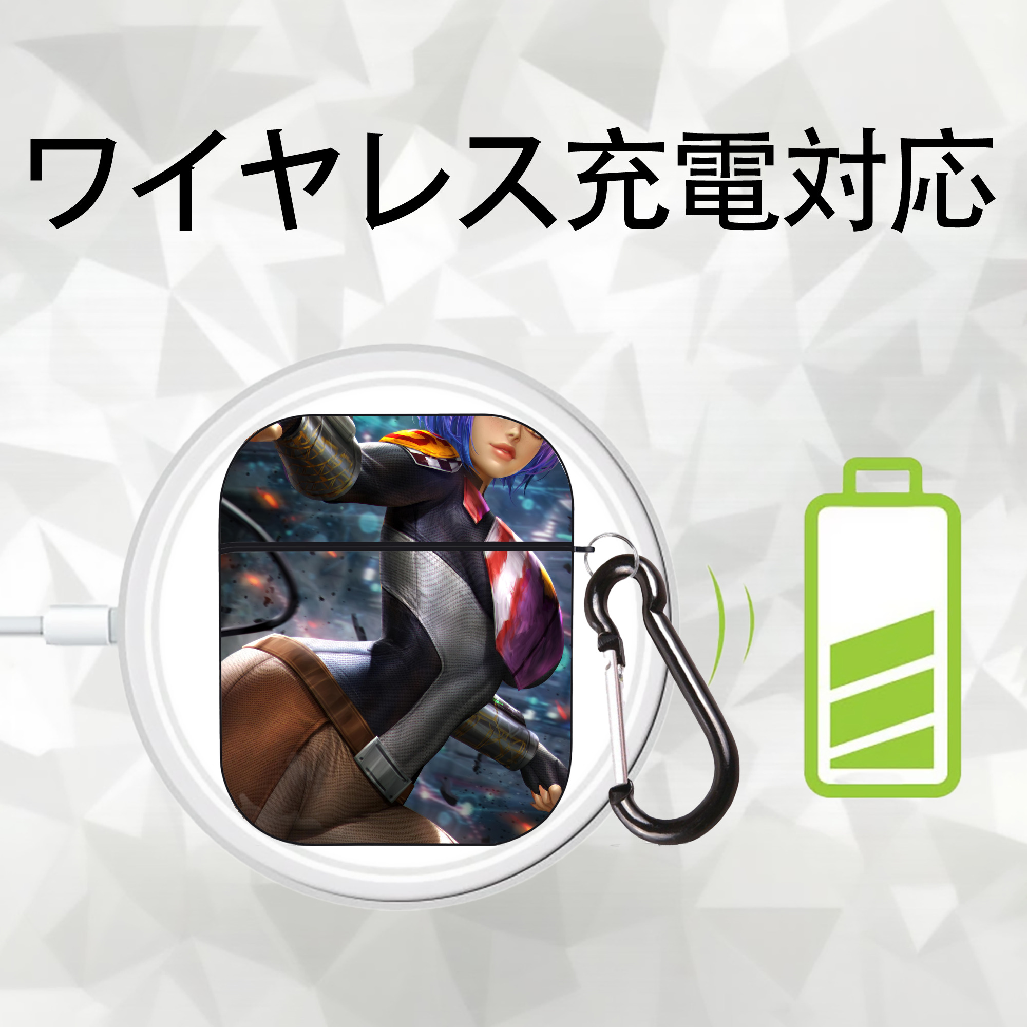 スター・ウォーズ Star Wars AirPods 第2世代保護ケース ハードシェル ブラック 耐衝撃・防指紋・カラビナ付き