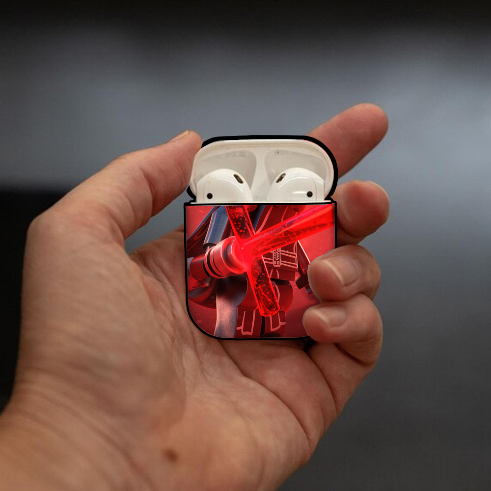 スター・ウォーズ Star Wars AirPods 第2世代保護ケース ハードシェル ブラック 耐衝撃・防指紋・カラビナ付き