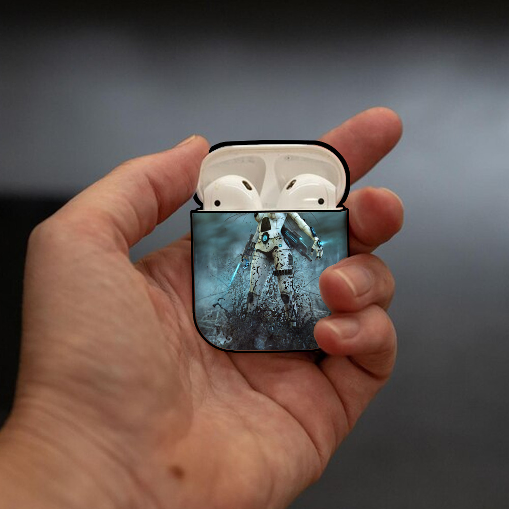 スター・ウォーズ Star Wars AirPods 第2世代保護ケース ハードシェル ブラック 耐衝撃・防指紋・カラビナ付き