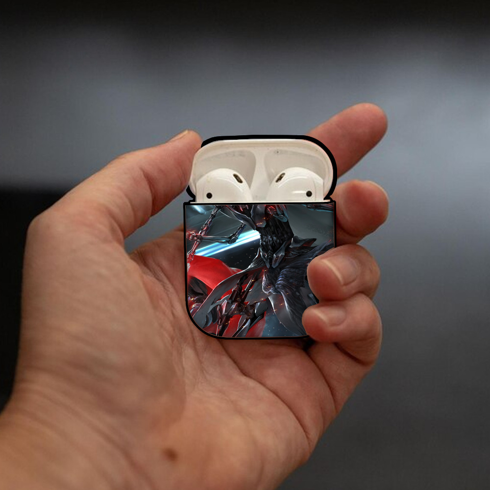 スター・ウォーズ Star Wars AirPods 第2世代保護ケース ハードシェル ブラック 耐衝撃・防指紋・カラビナ付き