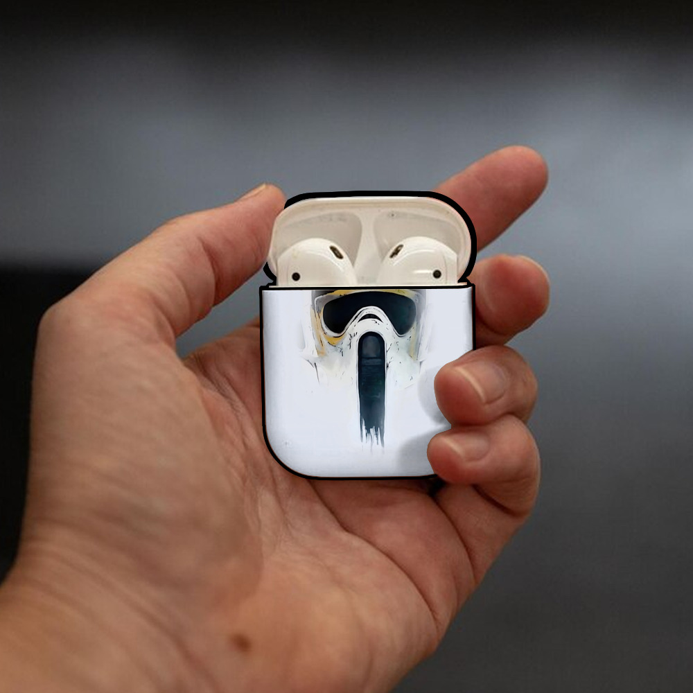 スター・ウォーズ Star Wars AirPods 第2世代保護ケース ハードシェル ブラック 耐衝撃・防指紋・カラビナ付き