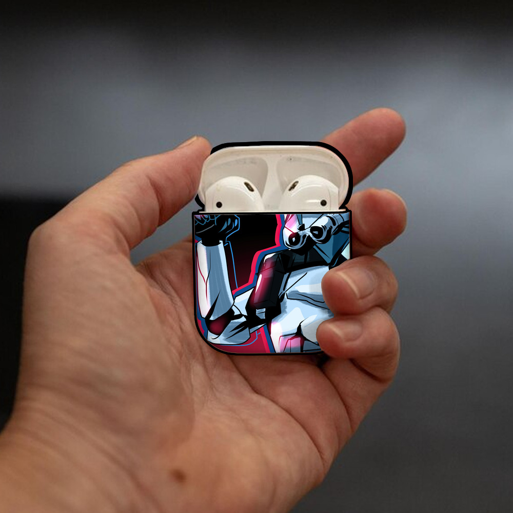 スター・ウォーズ Star Wars AirPods 第2世代保護ケース ハードシェル ブラック 耐衝撃・防指紋・カラビナ付き