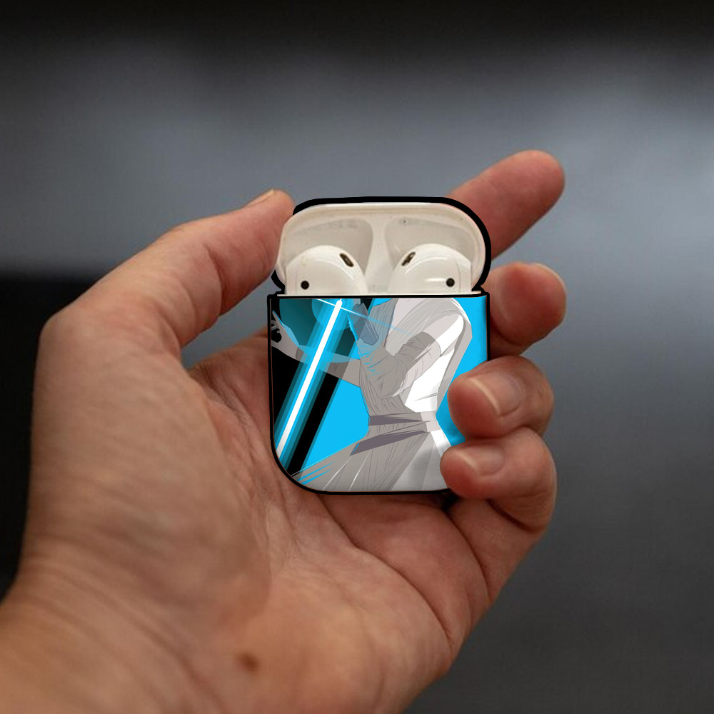 スター・ウォーズ Star Wars AirPods 第2世代保護ケース ハードシェル ブラック 耐衝撃・防指紋・カラビナ付き