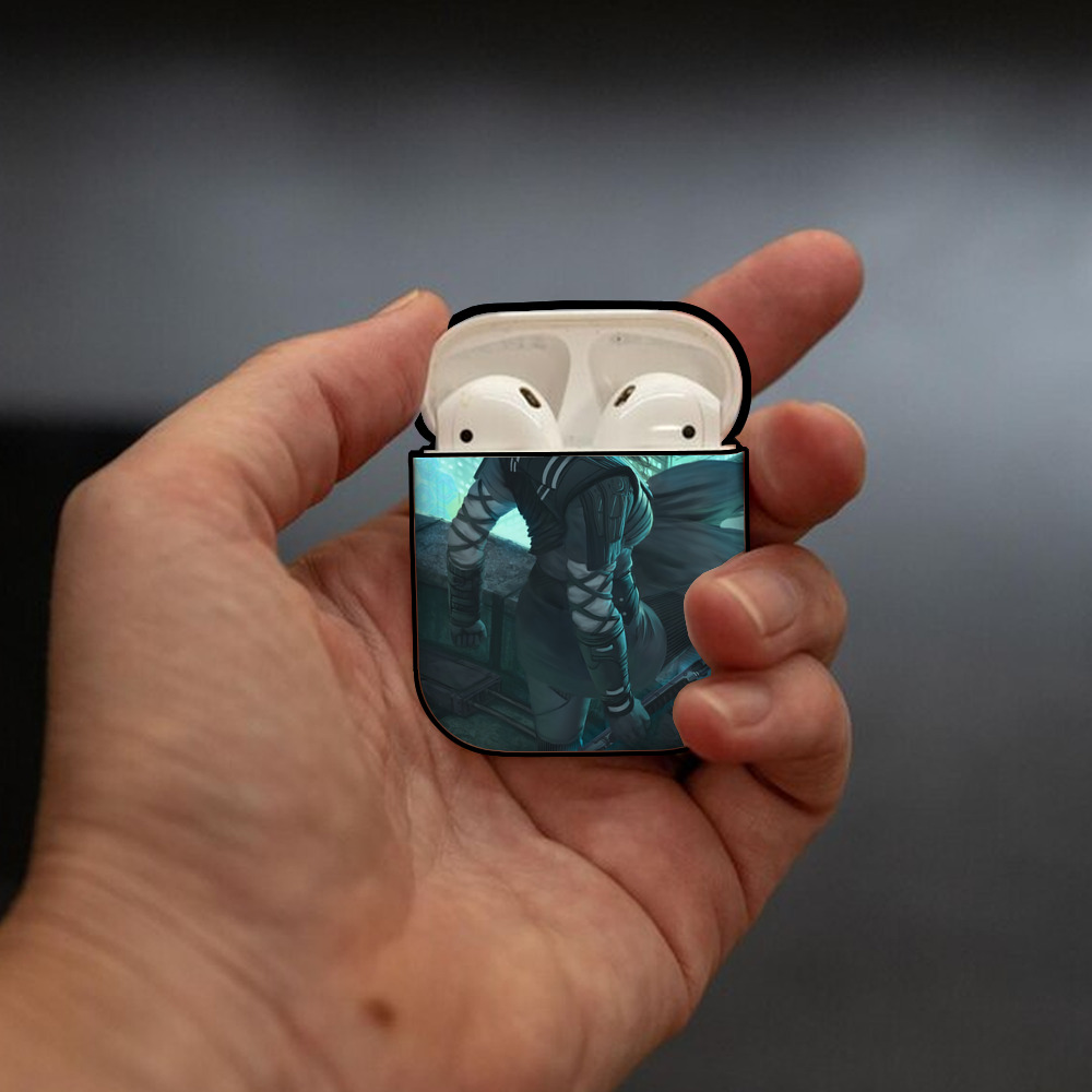 スター・ウォーズ Star Wars AirPods 第2世代保護ケース ハードシェル ブラック 耐衝撃・防指紋・カラビナ付き