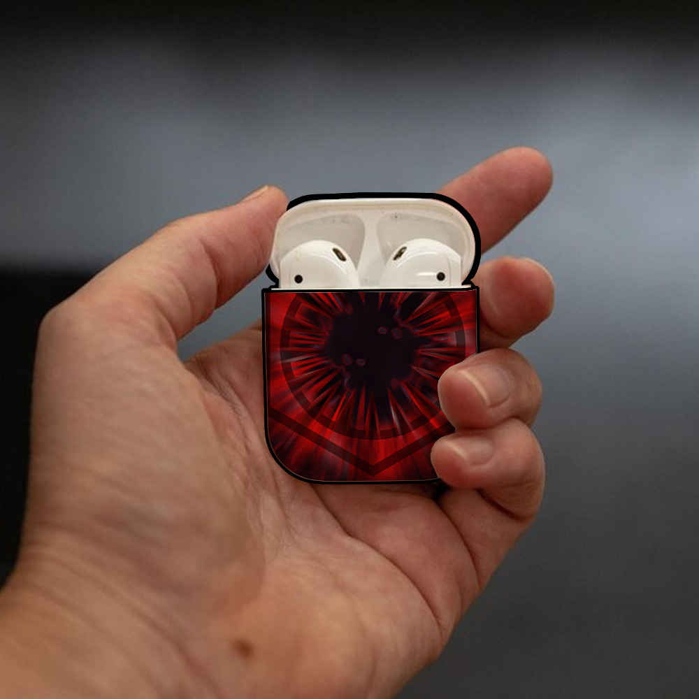 スター・ウォーズ Star Wars AirPods 第2世代保護ケース ハードシェル ブラック 耐衝撃・防指紋・カラビナ付き