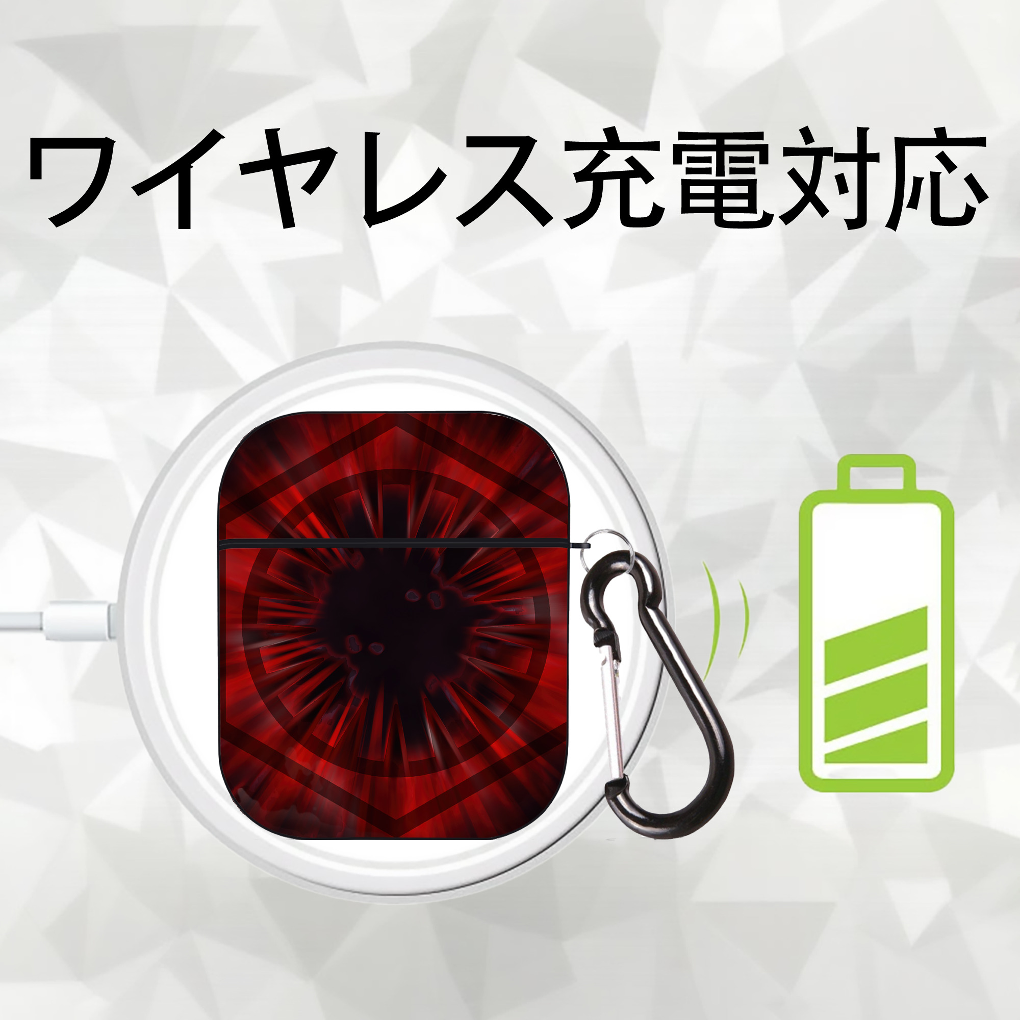 スター・ウォーズ Star Wars AirPods 第2世代保護ケース ハードシェル ブラック 耐衝撃・防指紋・カラビナ付き
