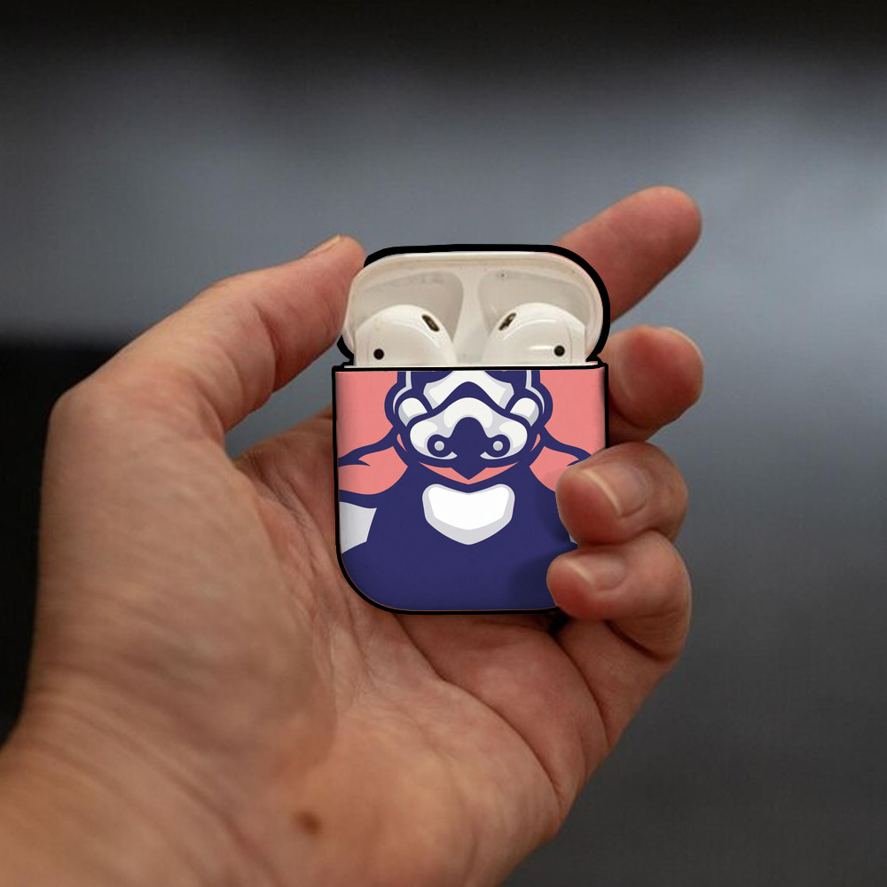 スター・ウォーズ Star Wars AirPods 第2世代保護ケース ハードシェル ブラック 耐衝撃・防指紋・カラビナ付き