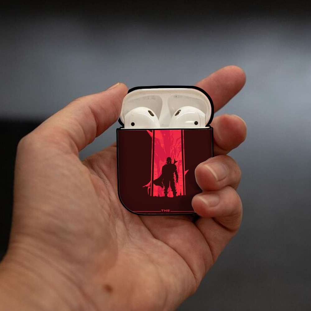 スター・ウォーズ Star Wars AirPods 第2世代保護ケース ハードシェル ブラック 耐衝撃・防指紋・カラビナ付き
