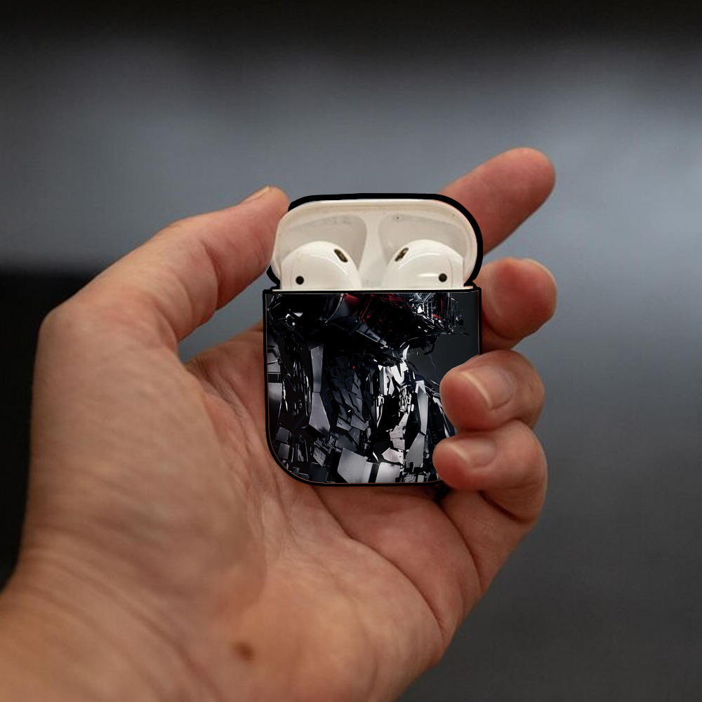 スター・ウォーズ Star Wars AirPods 第2世代保護ケース ハードシェル ブラック 耐衝撃・防指紋・カラビナ付き