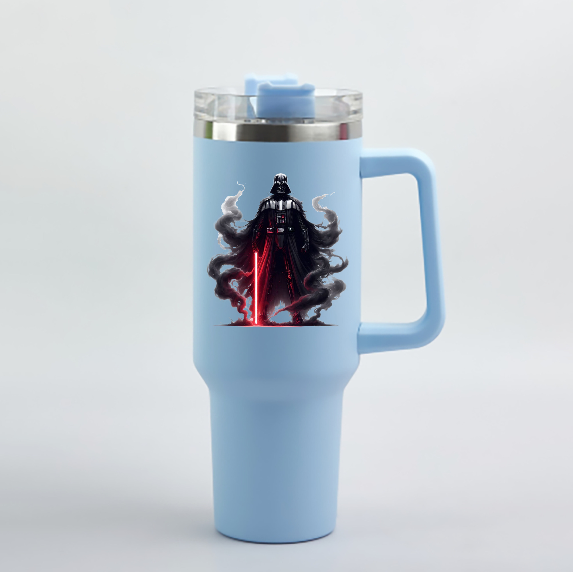 （画像用） スター・ウォーズ Star Wars 1200mL車用タンブラー - クリスタルステッカー（プラスチックストロー付き）