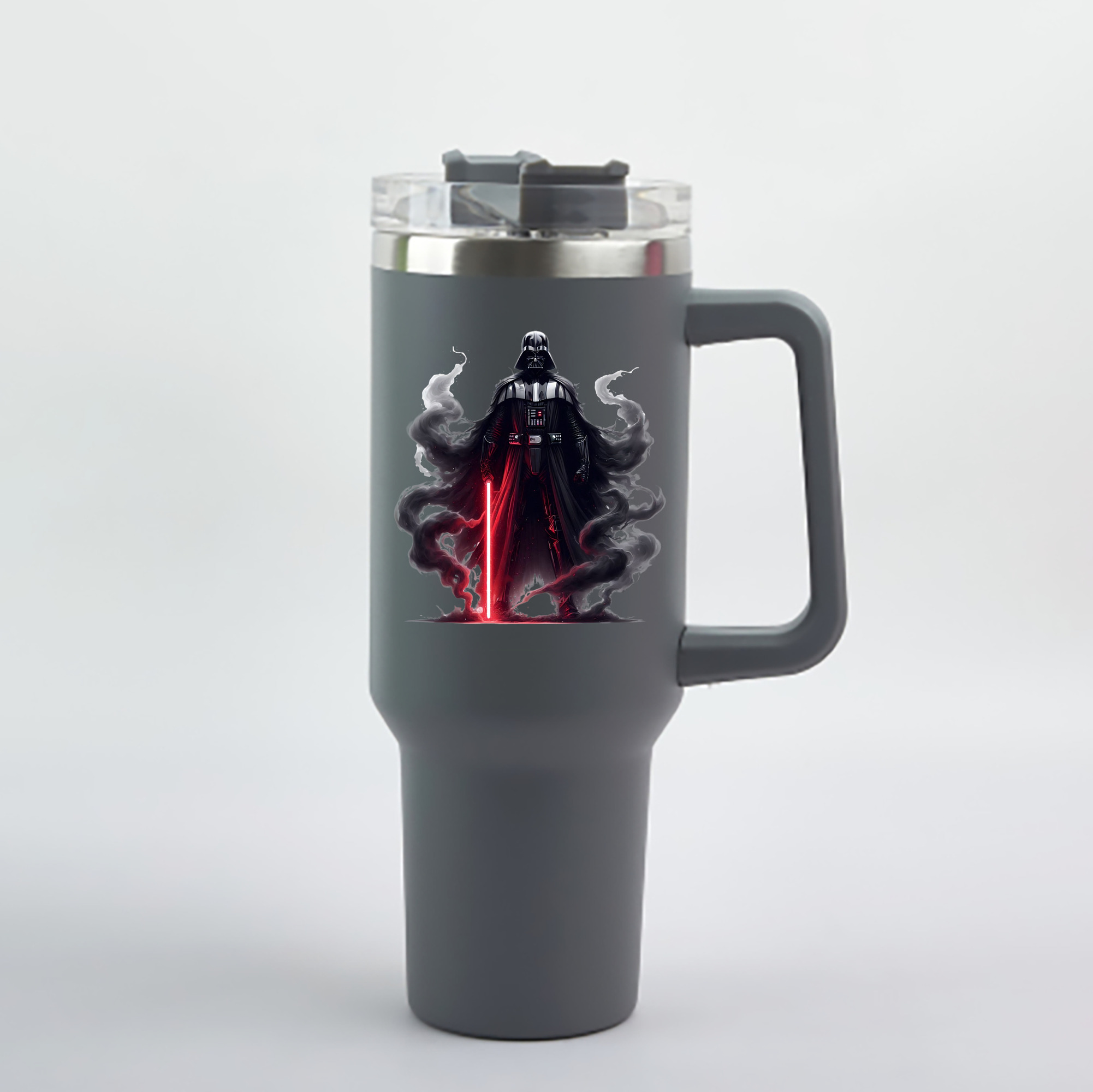 （画像用） スター・ウォーズ Star Wars 1200mL車用タンブラー - クリスタルステッカー（プラスチックストロー付き）
