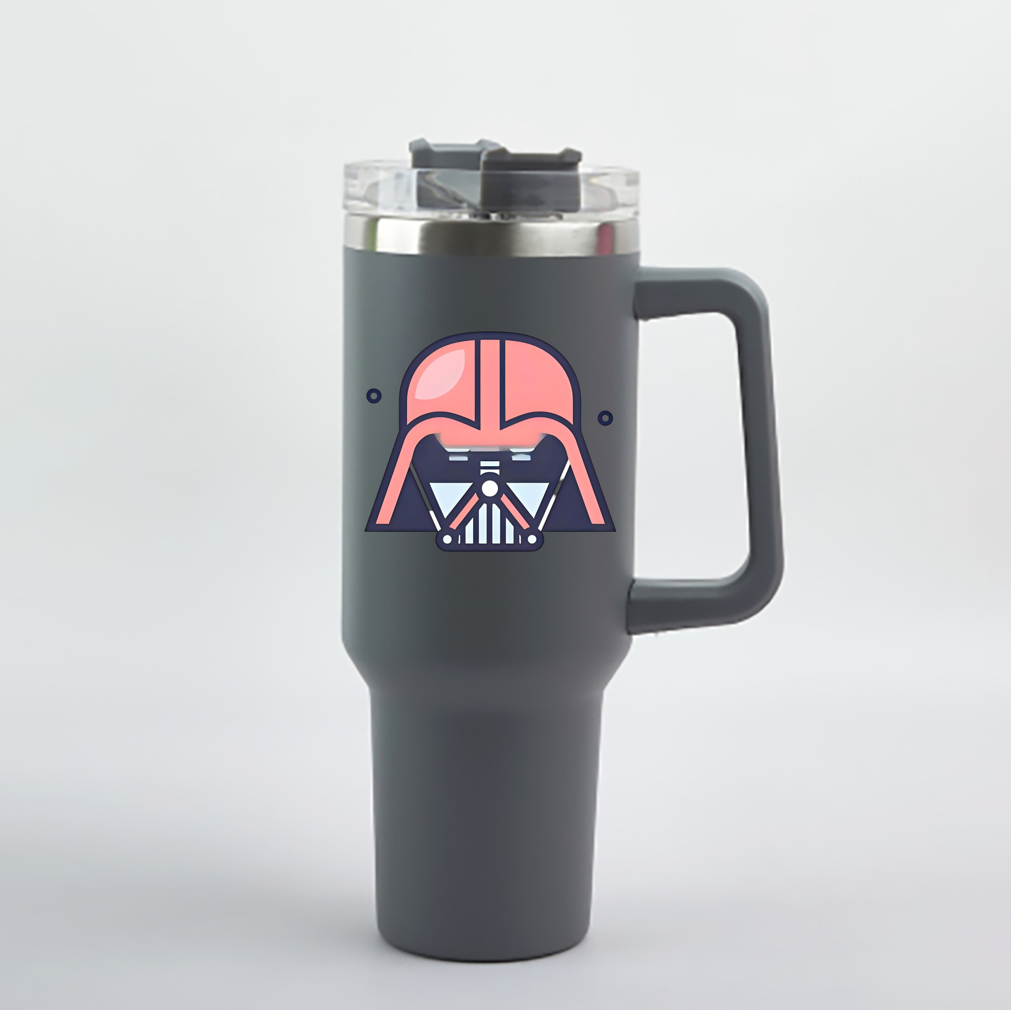 （画像用） スター・ウォーズ Star Wars 1200mL車用タンブラー - クリスタルステッカー（プラスチックストロー付き）