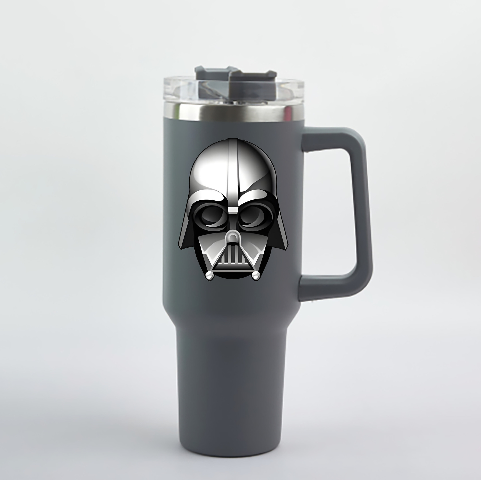 （画像用） スター・ウォーズ Star Wars 1200mL車用タンブラー - クリスタルステッカー（プラスチックストロー付き）