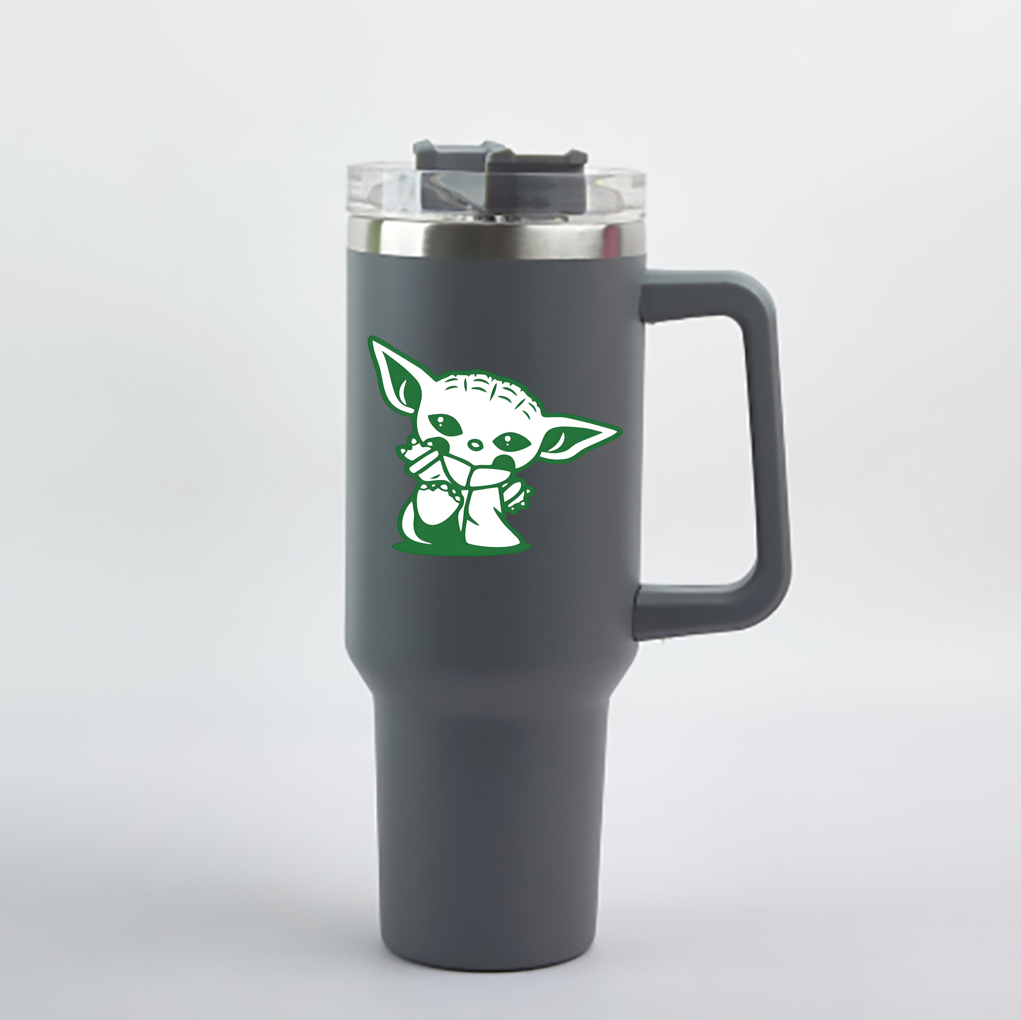 （画像用） スター・ウォーズ Star Wars 1200mL車用タンブラー - クリスタルステッカー（プラスチックストロー付き）