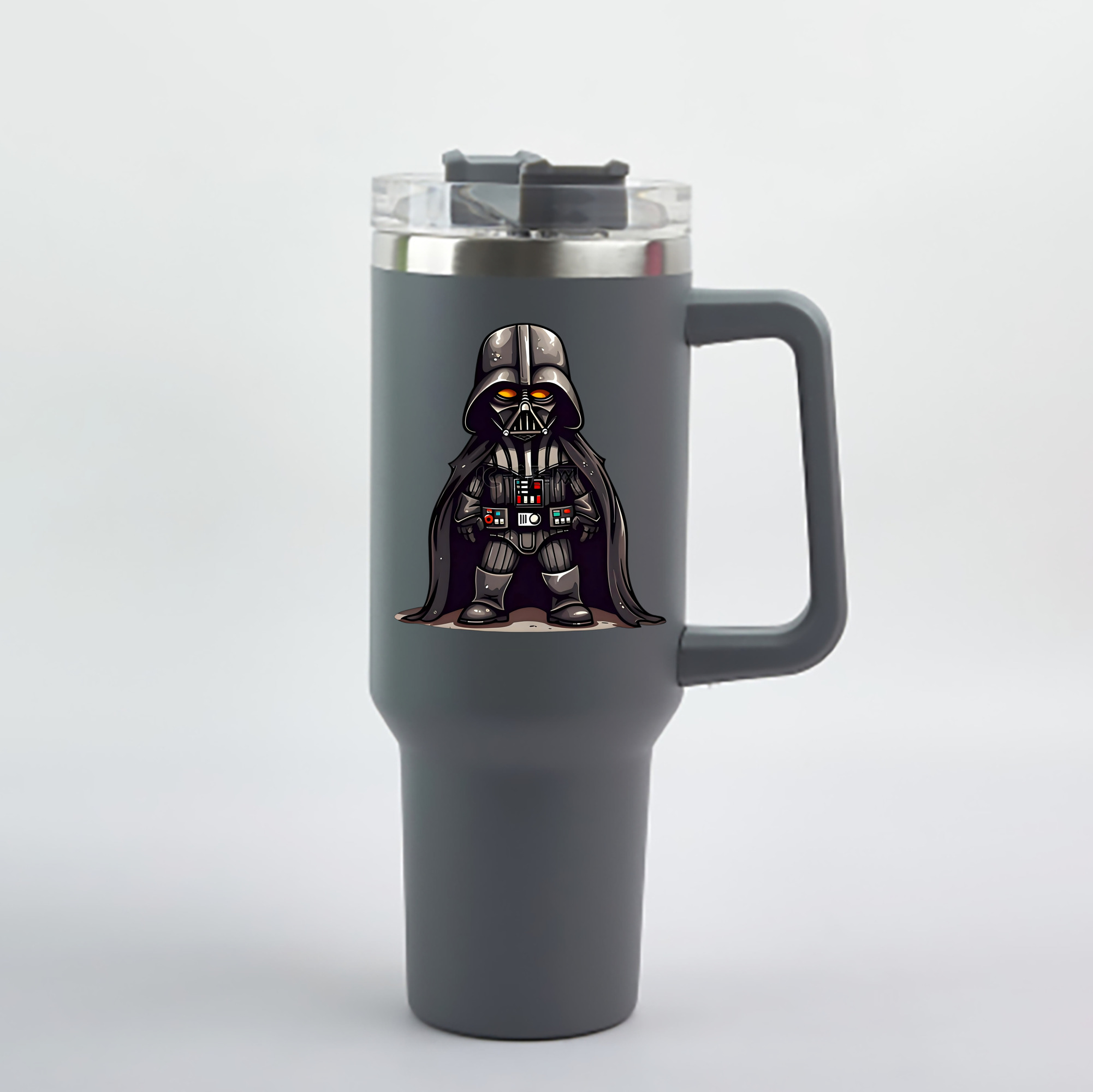 （画像用） スター・ウォーズ Star Wars 1200mL車用タンブラー - クリスタルステッカー（プラスチックストロー付き）