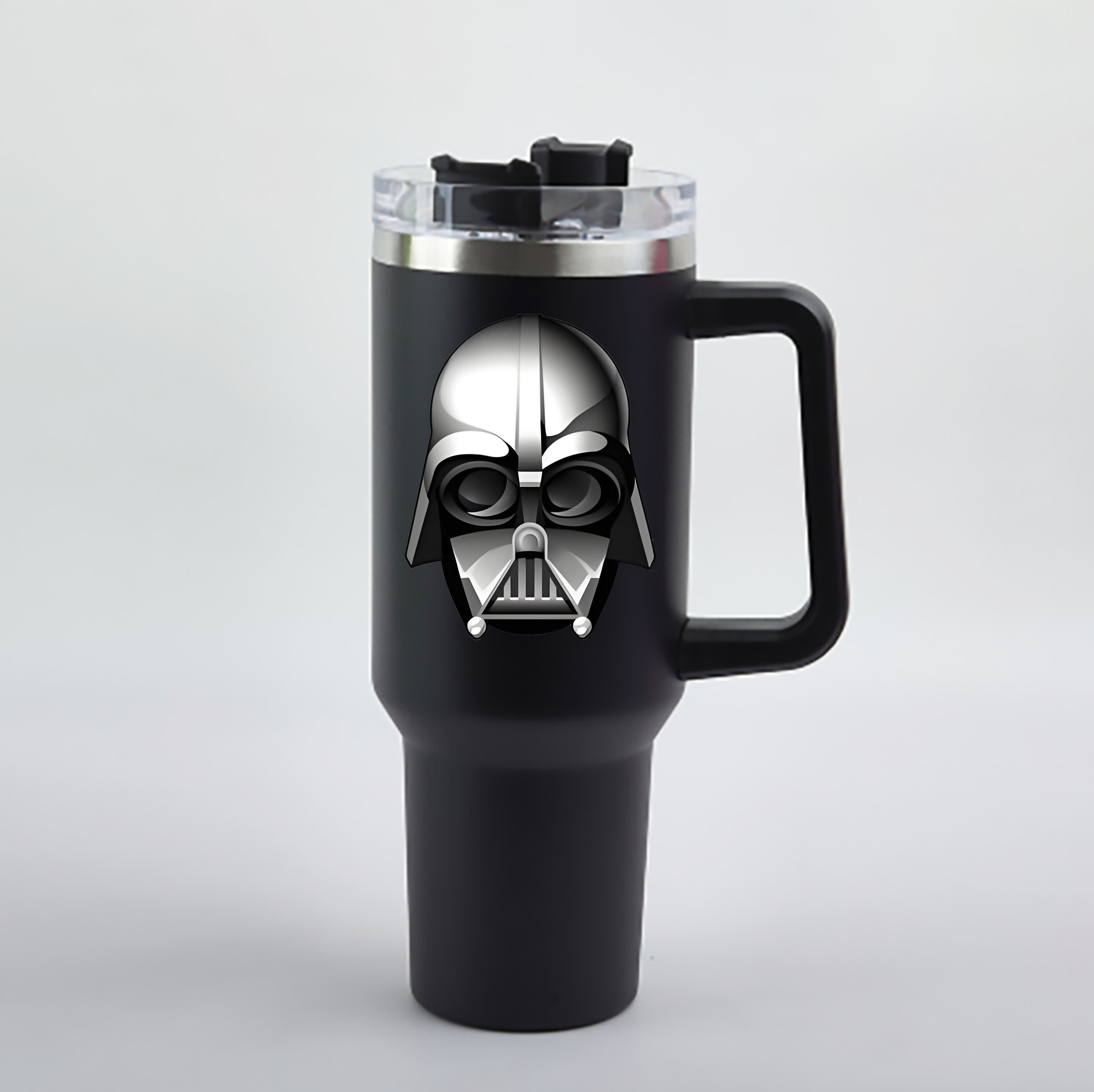 （画像用） スター・ウォーズ Star Wars 1200mL車用タンブラー - クリスタルステッカー（プラスチックストロー付き）