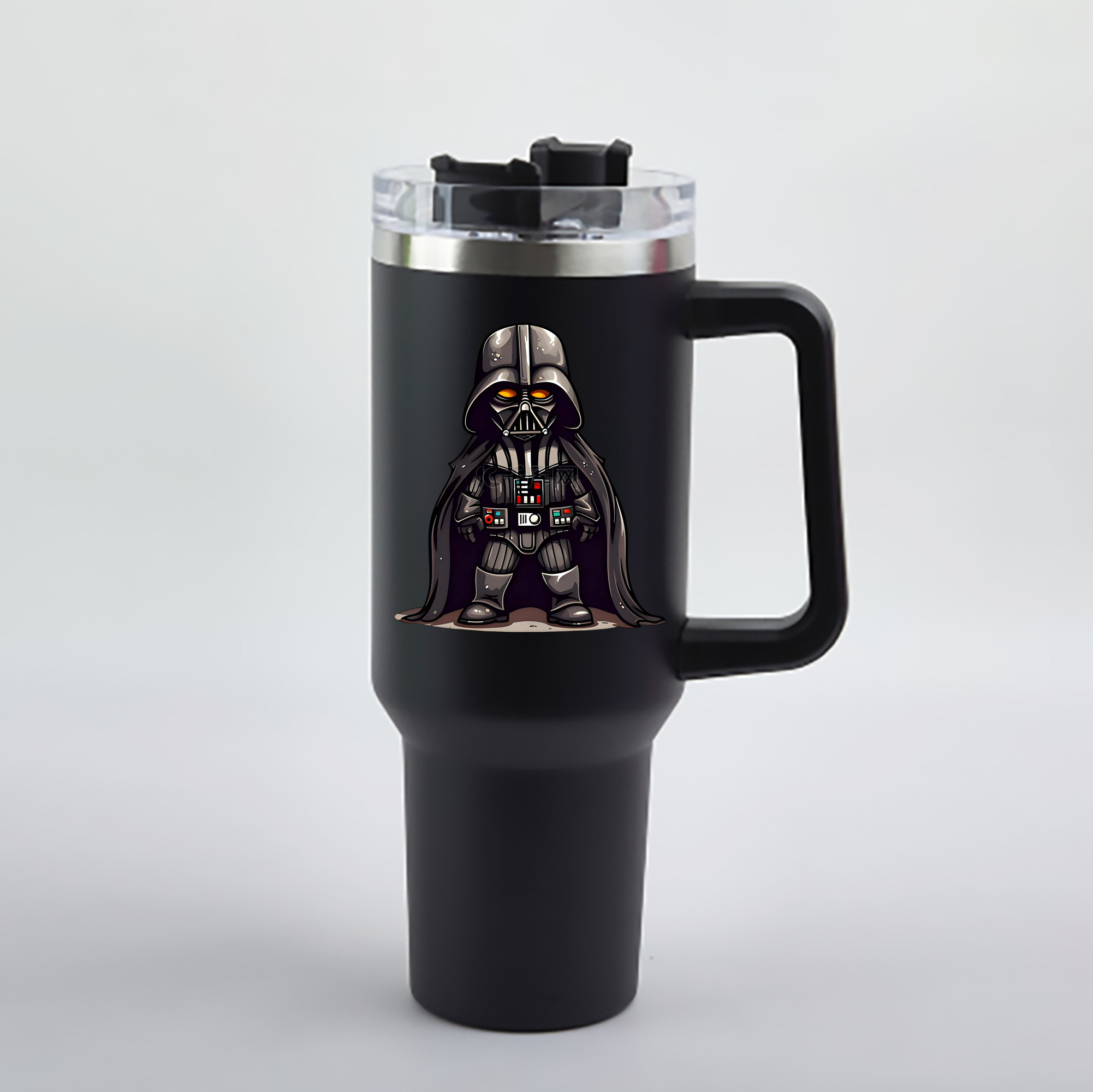（画像用） スター・ウォーズ Star Wars 1200mL車用タンブラー - クリスタルステッカー（プラスチックストロー付き）