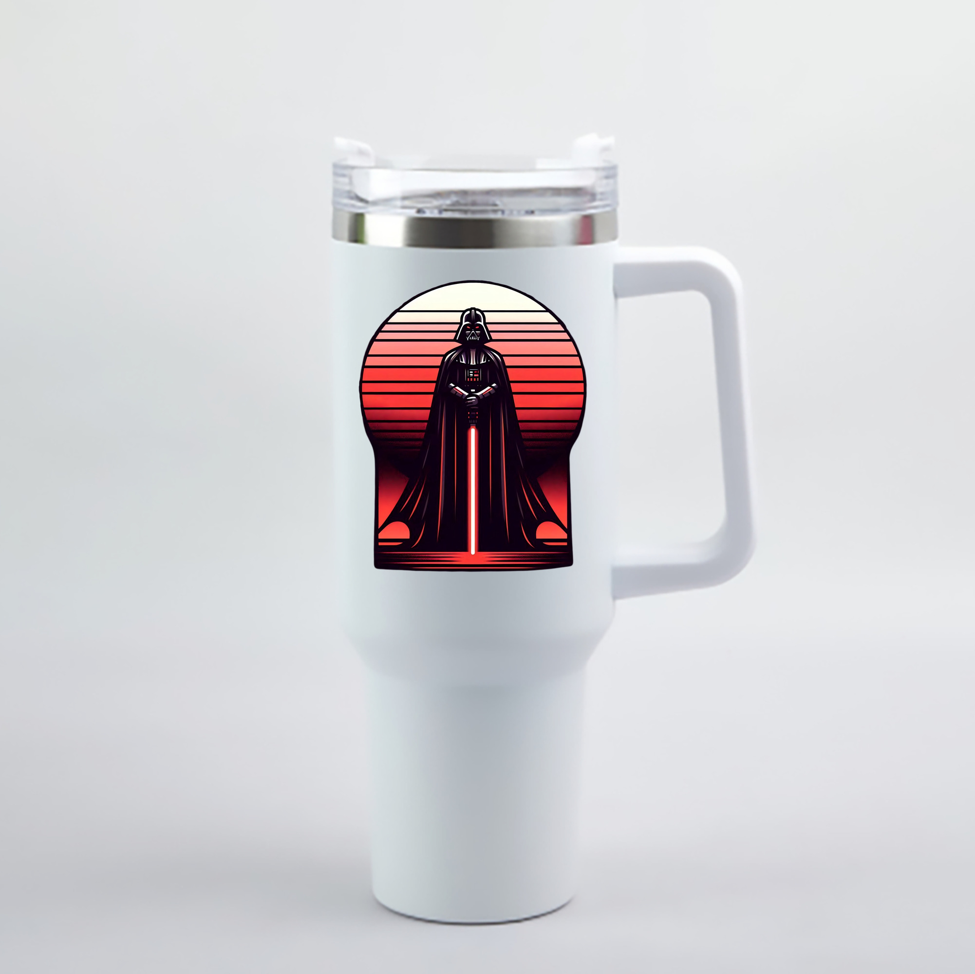 （画像用） スター・ウォーズ Star Wars 1200mL車用タンブラー - クリスタルステッカー（プラスチックストロー付き）