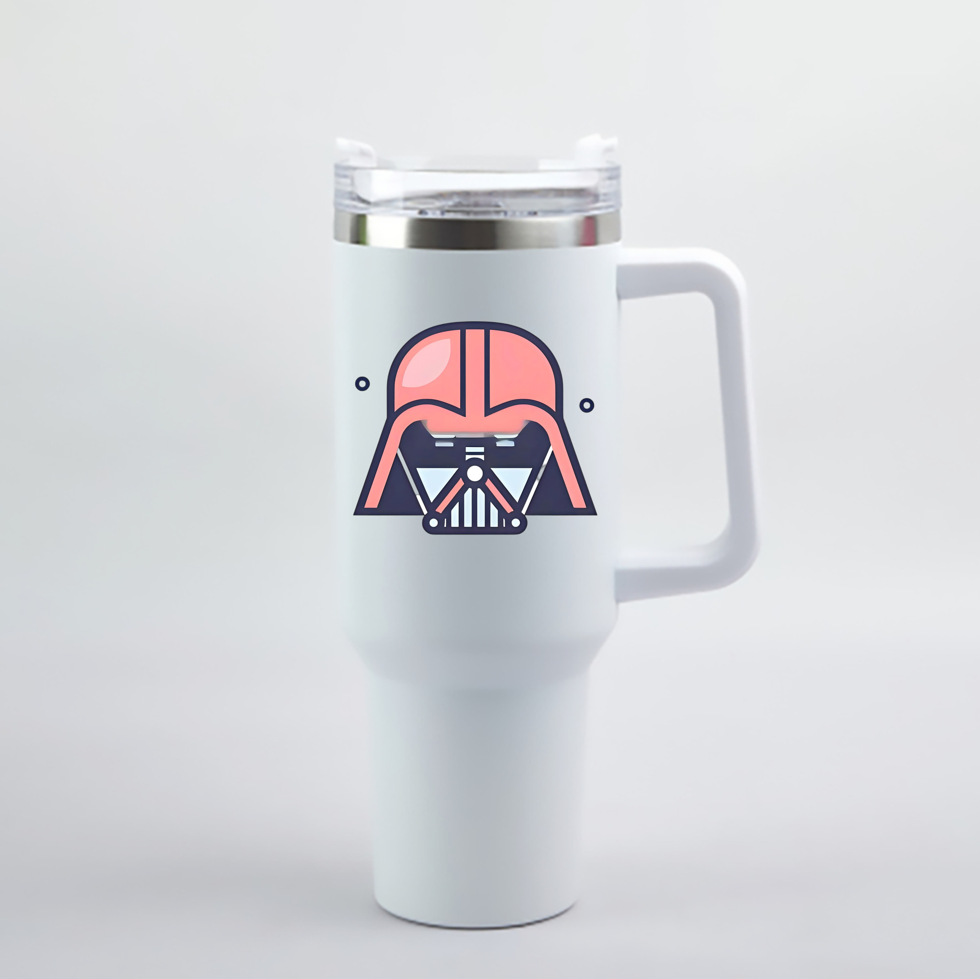 （画像用） スター・ウォーズ Star Wars 1200mL車用タンブラー - クリスタルステッカー（プラスチックストロー付き）