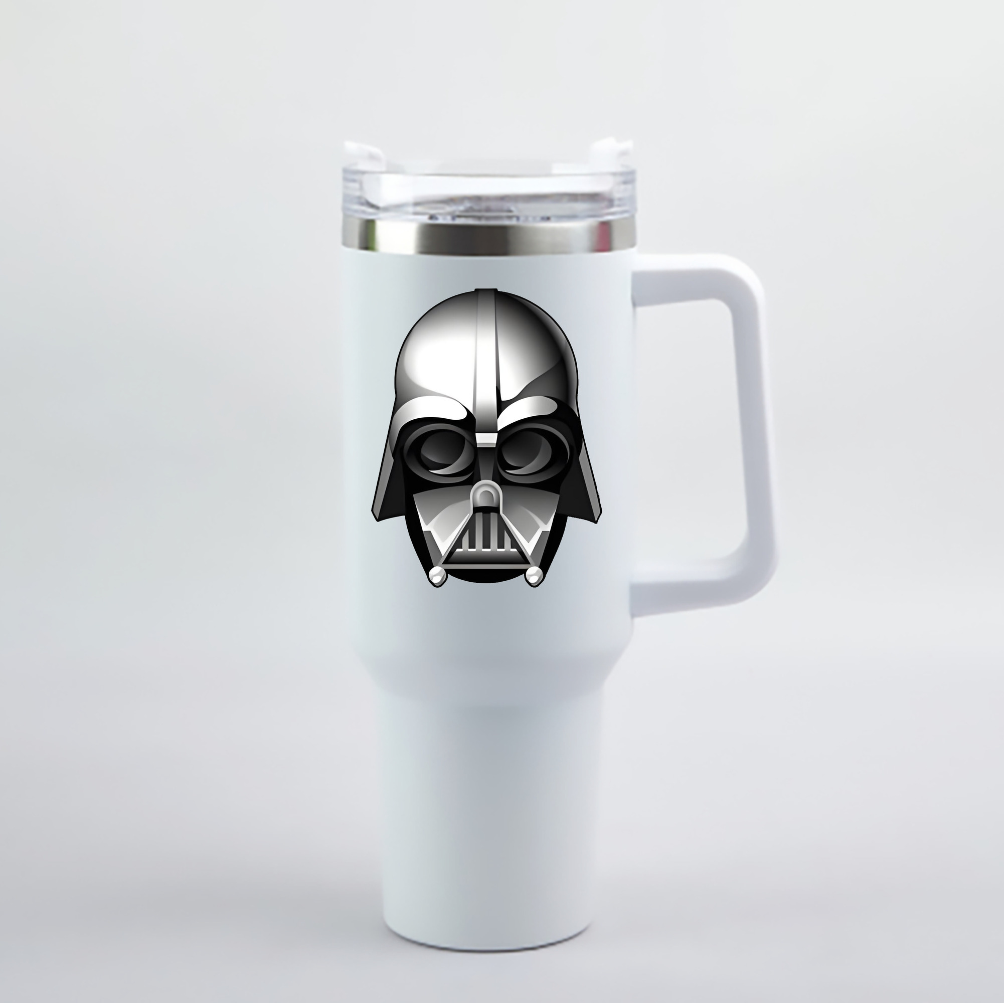 （画像用） スター・ウォーズ Star Wars 1200mL車用タンブラー - クリスタルステッカー（プラスチックストロー付き）