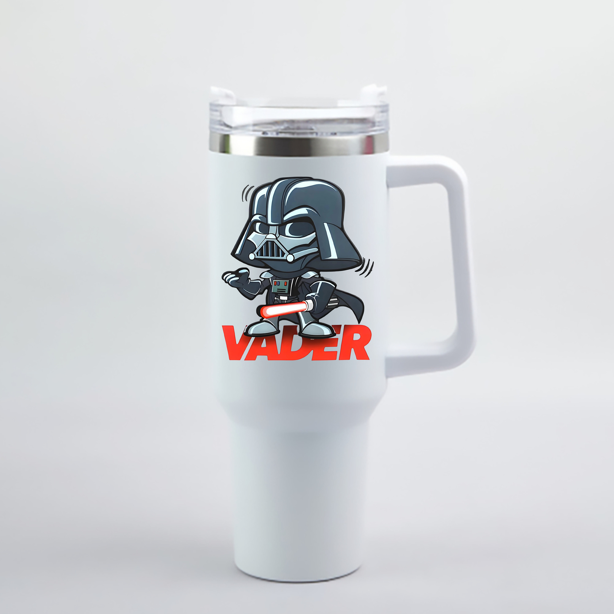 （画像用） スター・ウォーズ Star Wars 1200mL車用タンブラー - クリスタルステッカー（プラスチックストロー付き）