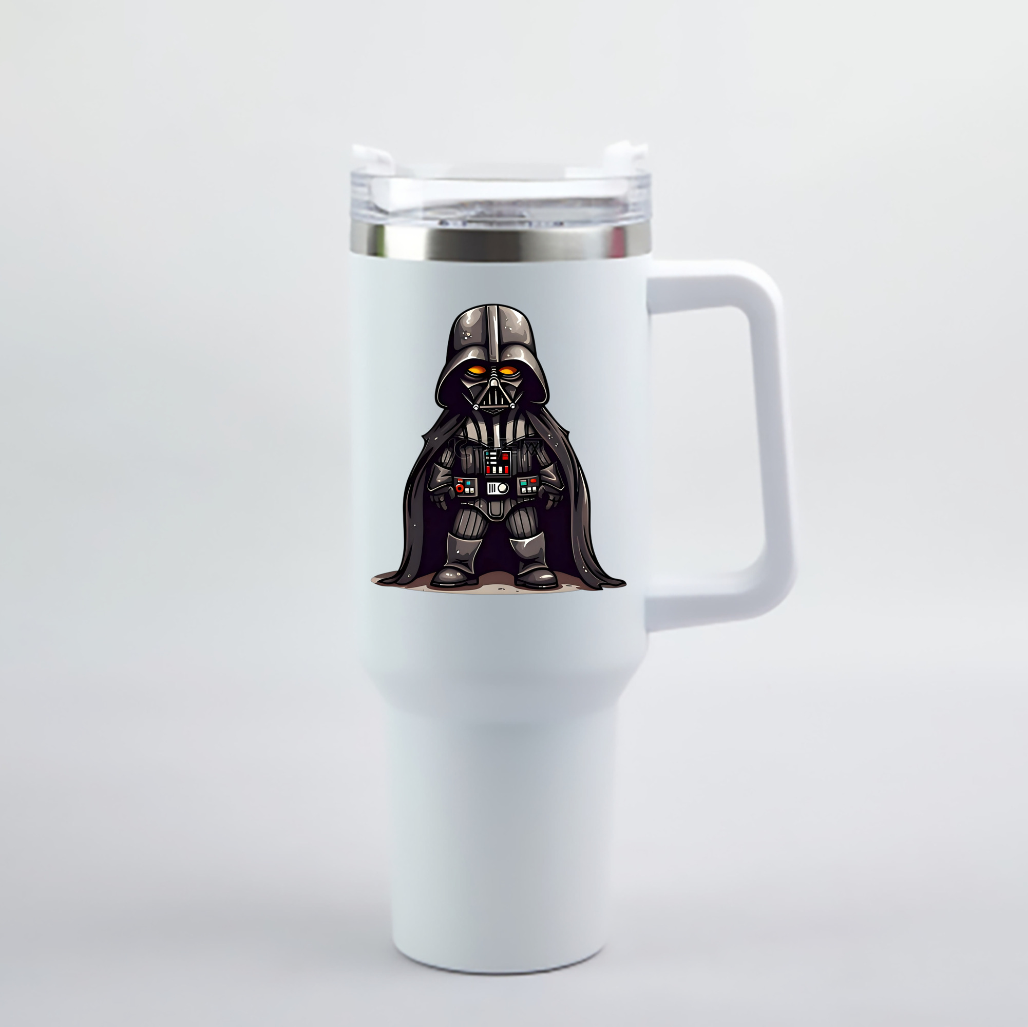 （画像用） スター・ウォーズ Star Wars 1200mL車用タンブラー - クリスタルステッカー（プラスチックストロー付き）