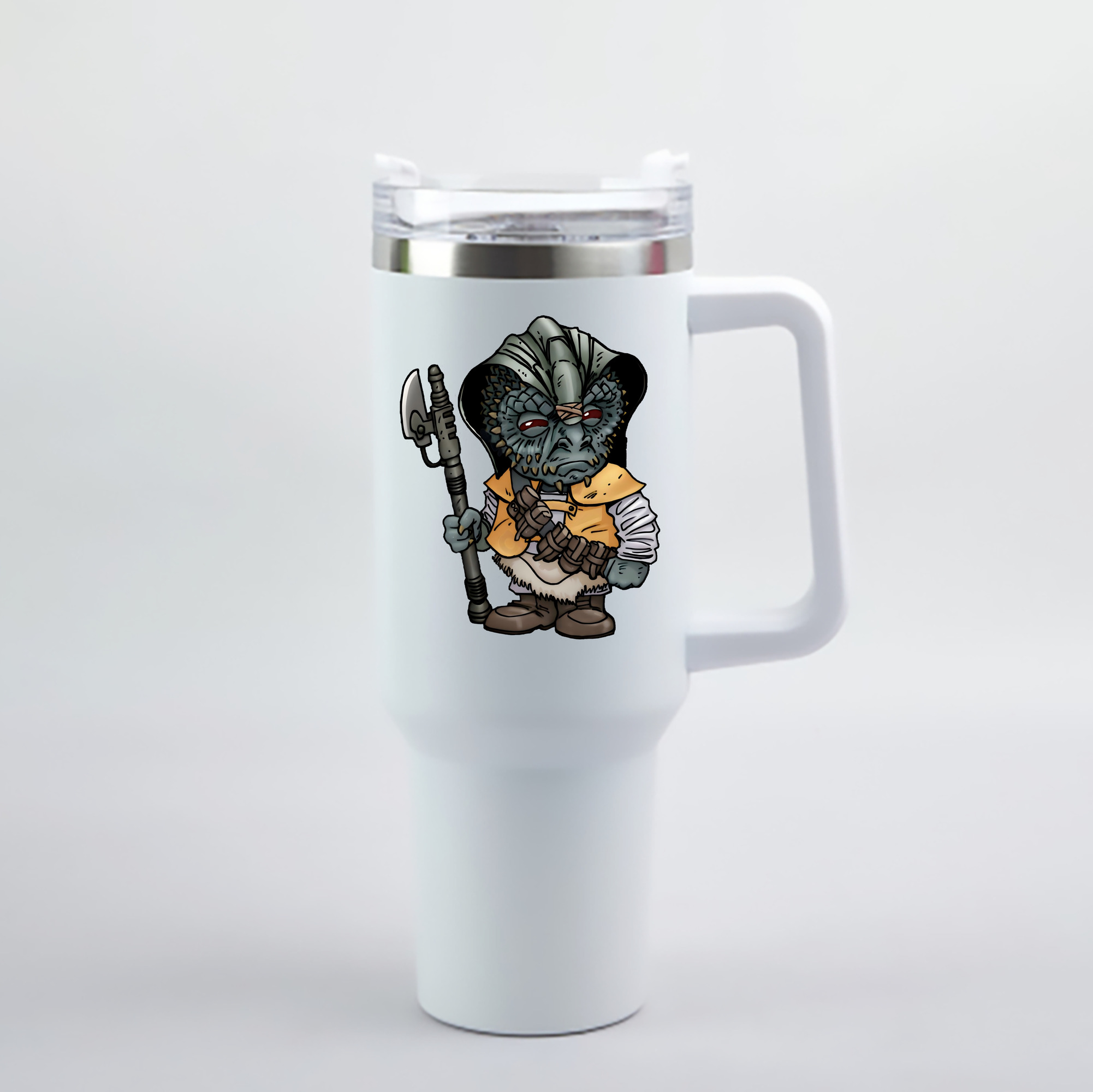 （画像用） スター・ウォーズ Star Wars 1200mL車用タンブラー - クリスタルステッカー（プラスチックストロー付き）