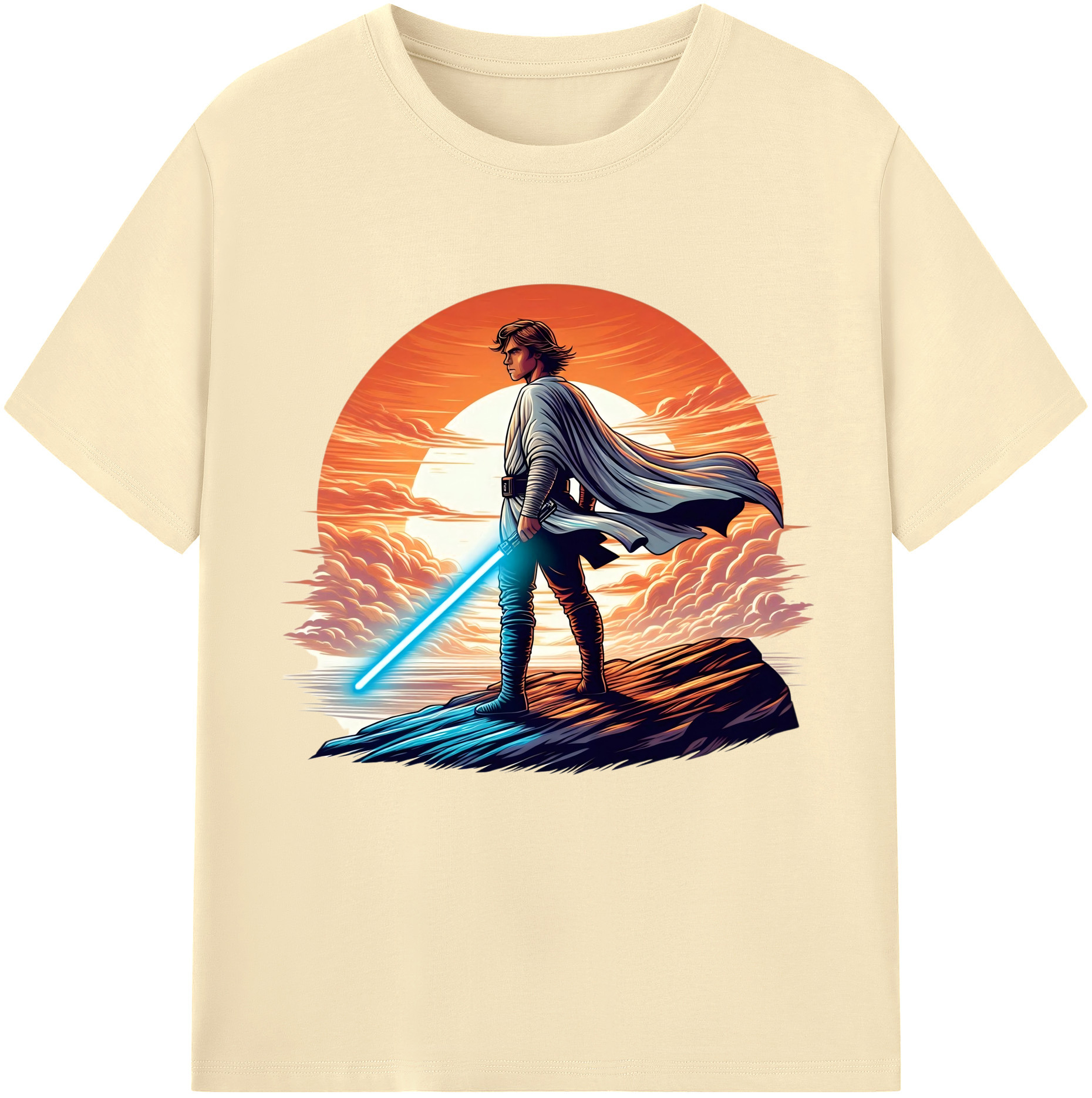 （画像用） スター・ウォーズ Star Wars 綿100％半袖Tシャツ（フロントプリント）