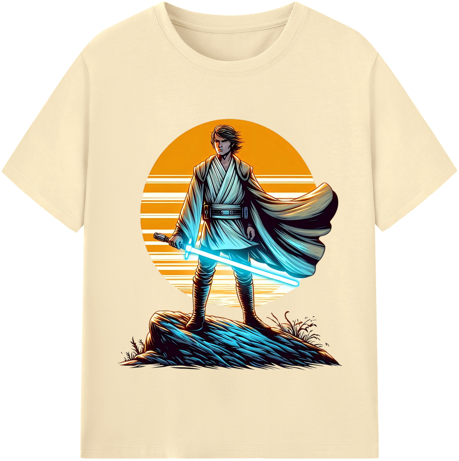 （画像用） スター・ウォーズ Star Wars 綿100％半袖Tシャツ（フロントプリント）