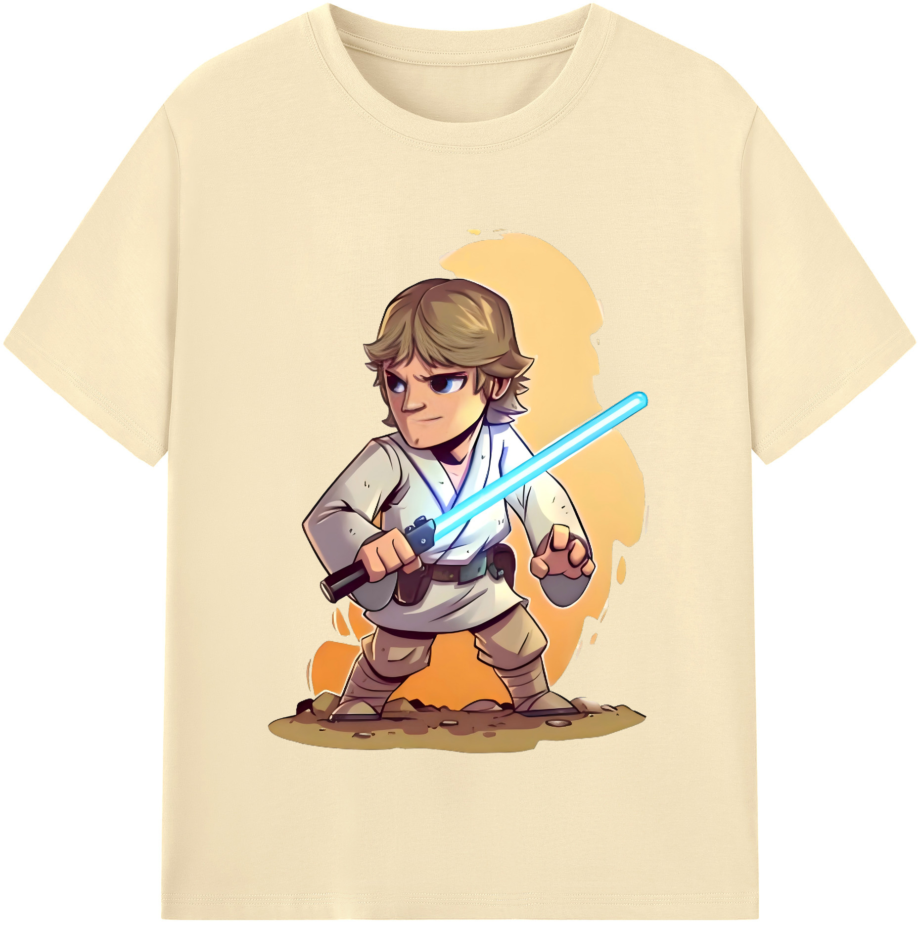 （画像用） スター・ウォーズ Star Wars 綿100％半袖Tシャツ（フロントプリント）
