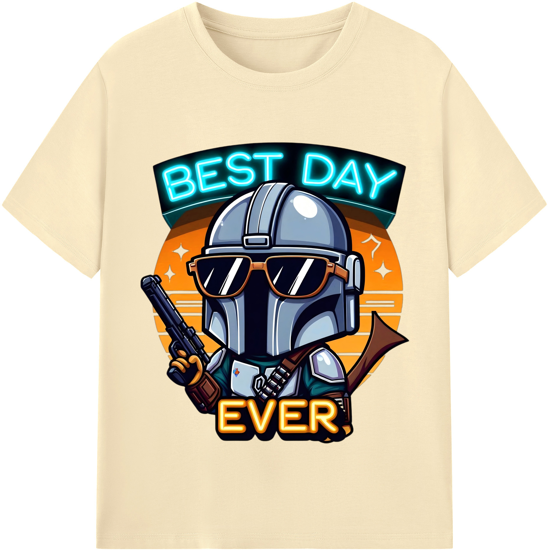 （画像用） スター・ウォーズ Star Wars 綿100％半袖Tシャツ（フロントプリント）