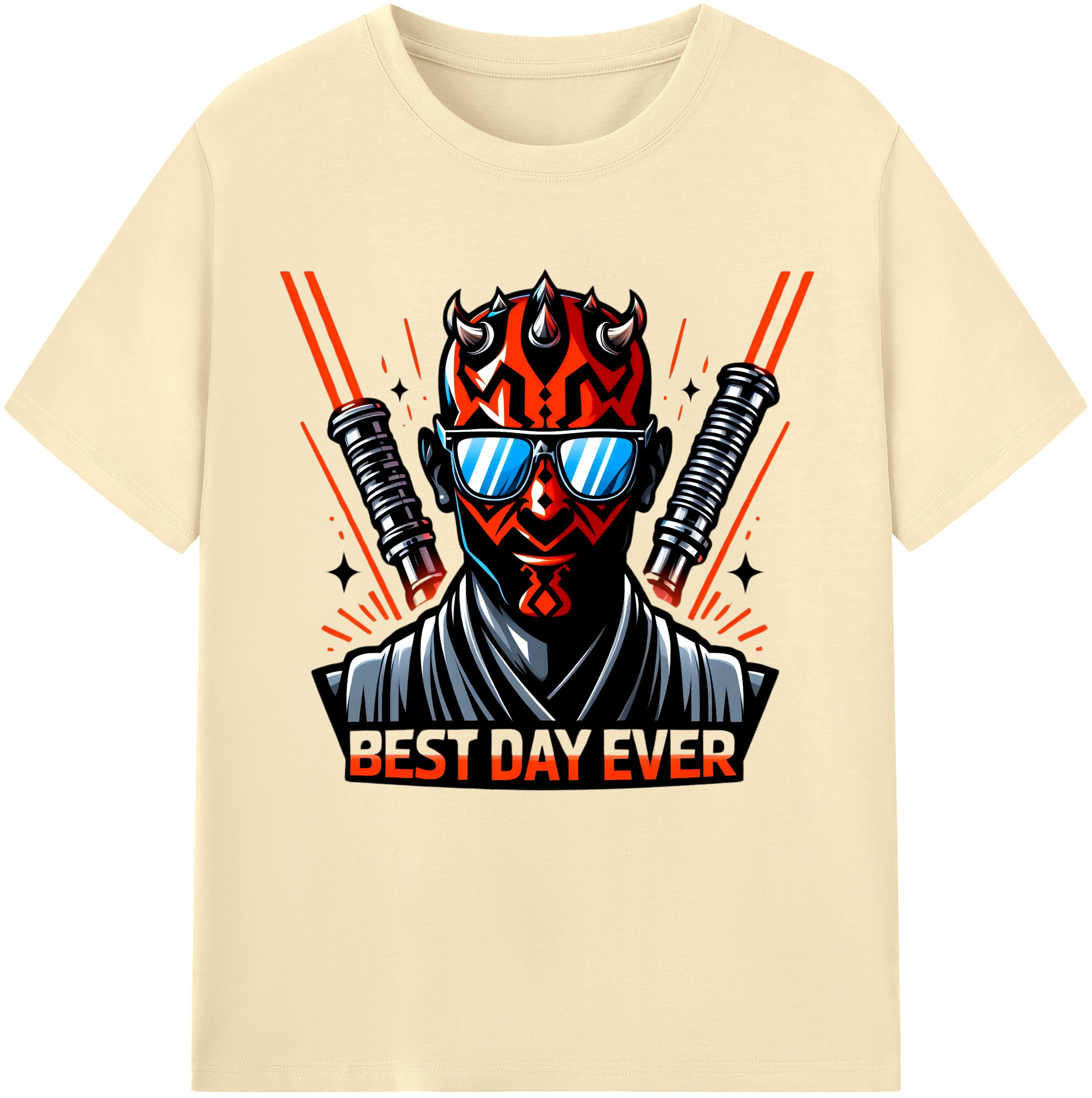 （画像用） スター・ウォーズ Star Wars 綿100％半袖Tシャツ（フロントプリント）