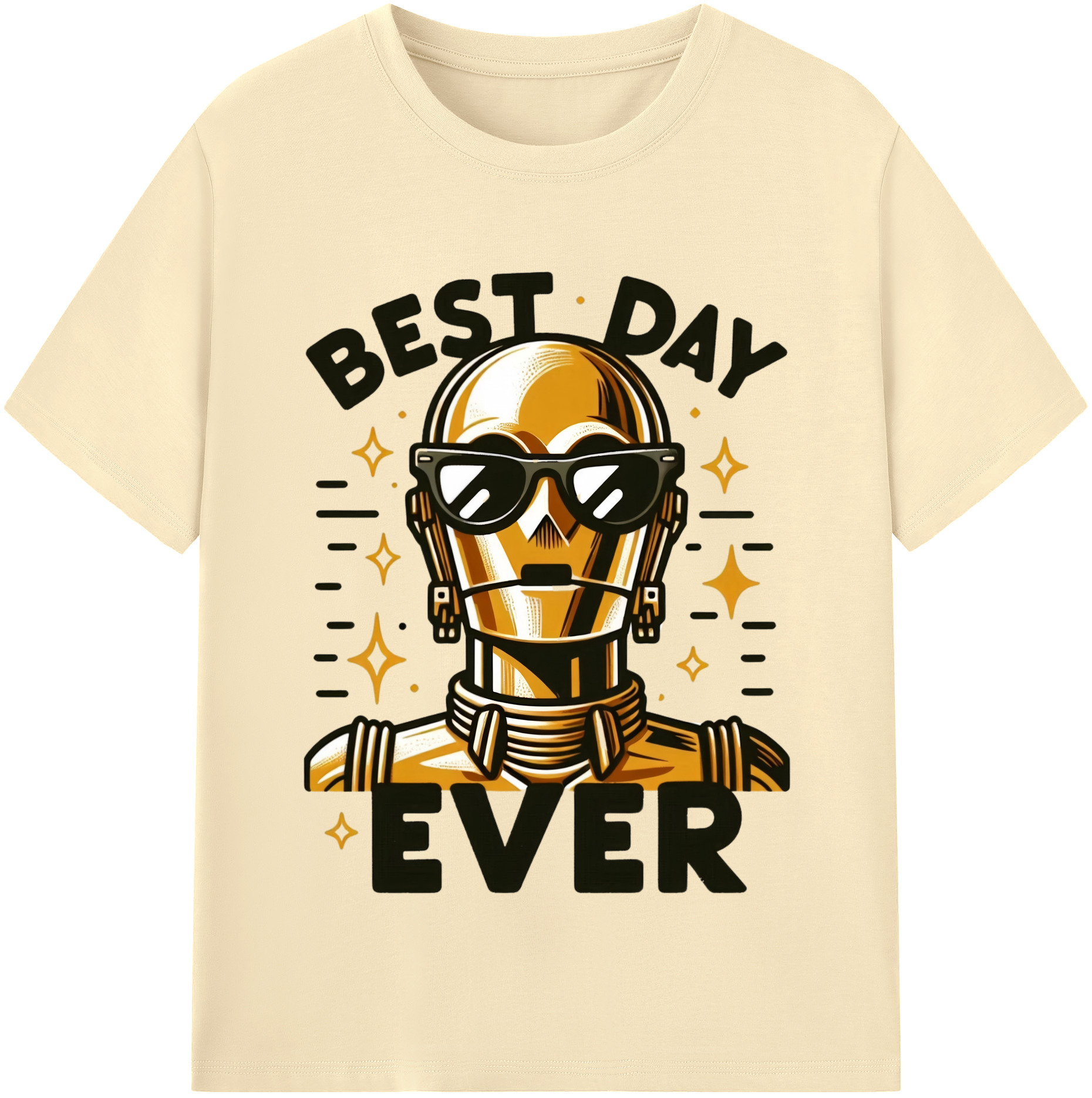（画像用） スター・ウォーズ Star Wars 綿100％半袖Tシャツ（フロントプリント）
