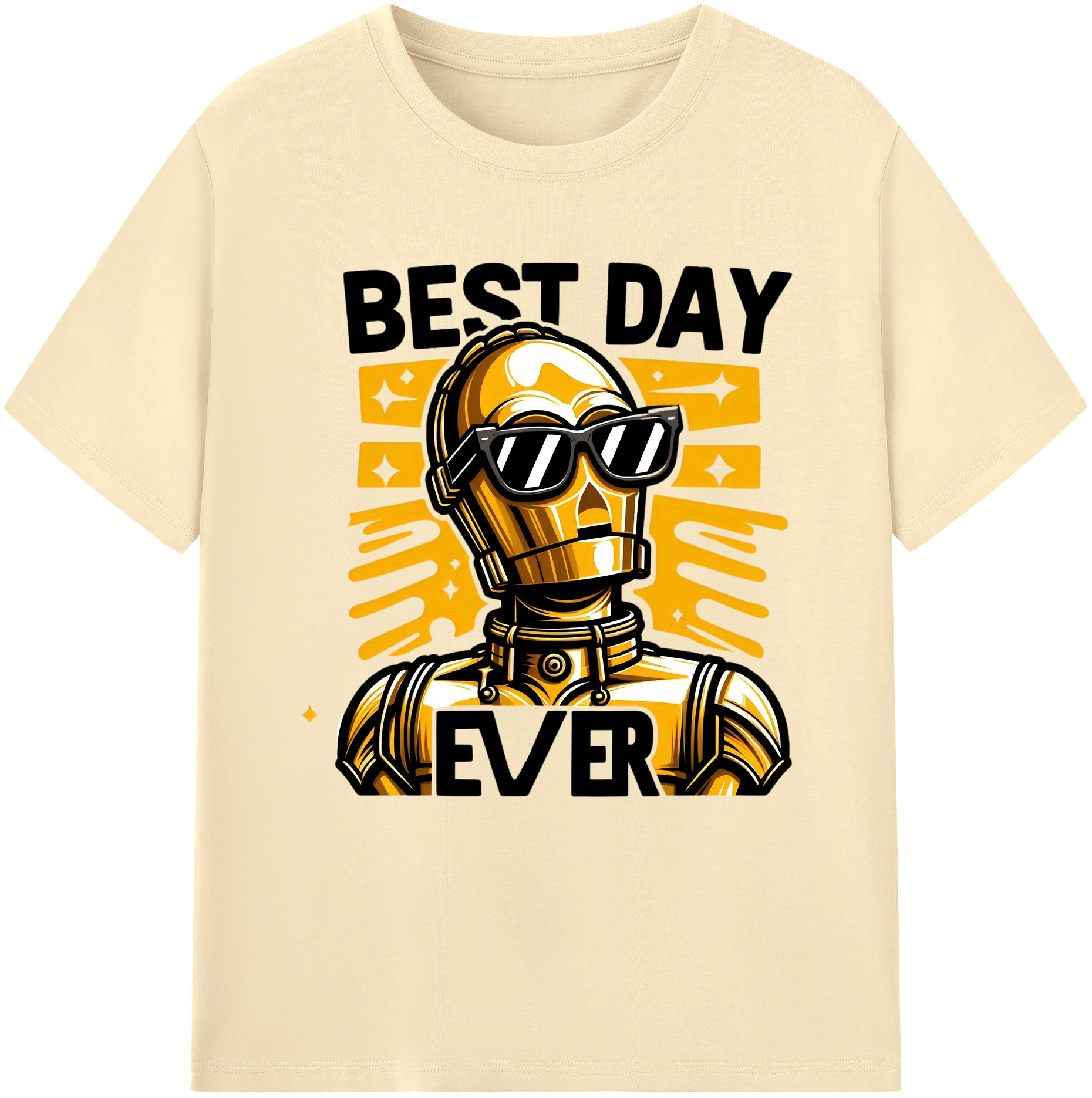 （画像用） スター・ウォーズ Star Wars 綿100％半袖Tシャツ（フロントプリント）