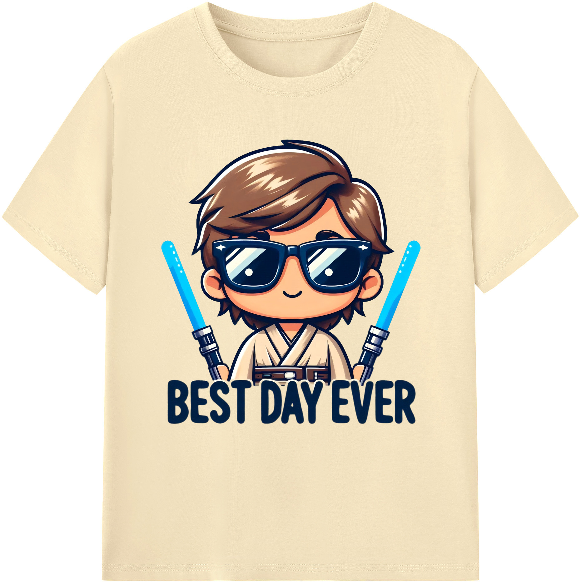 （画像用） スター・ウォーズ Star Wars 綿100％半袖Tシャツ（フロントプリント）