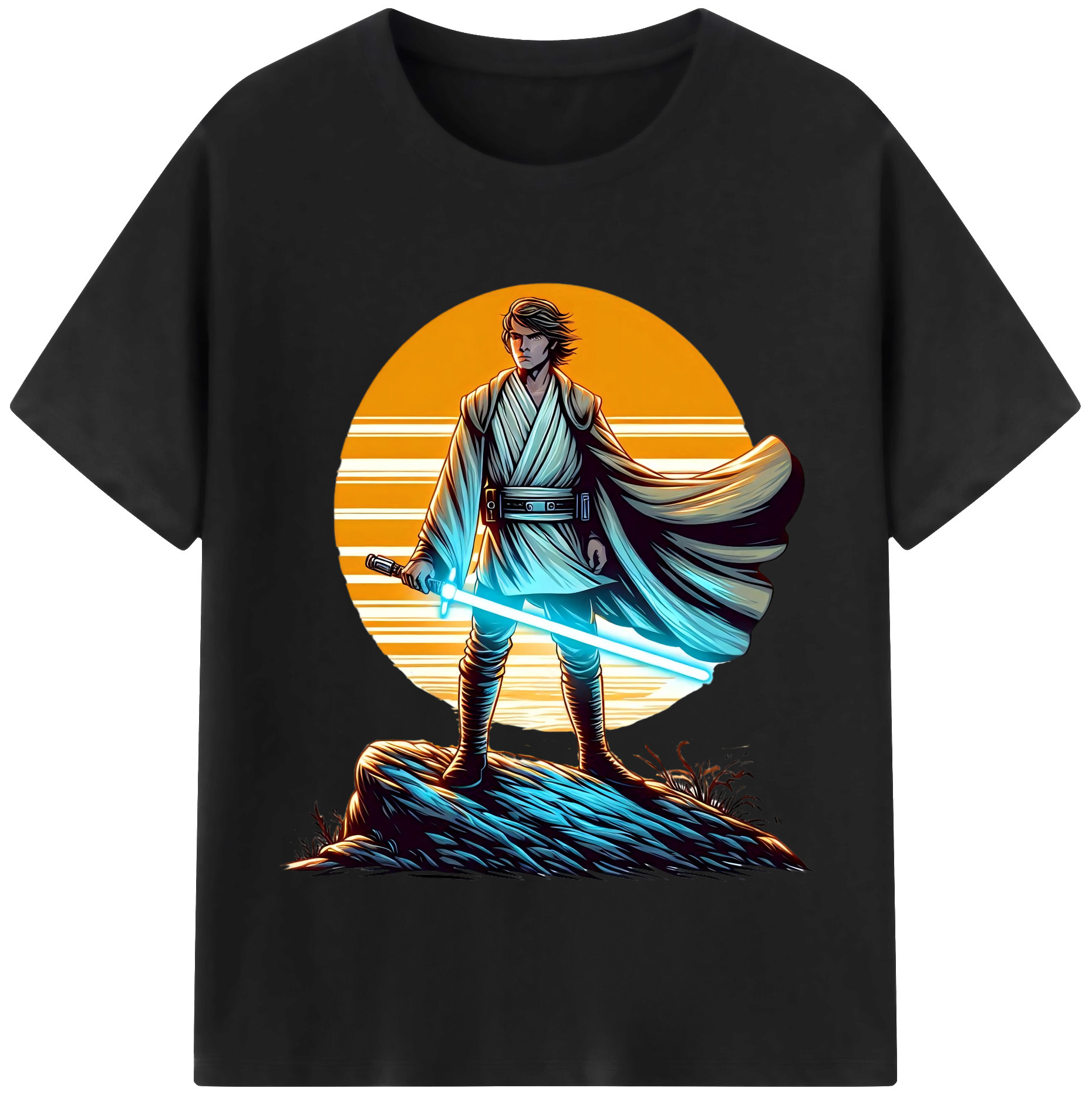 （画像用） スター・ウォーズ Star Wars 綿100％半袖Tシャツ（フロントプリント）
