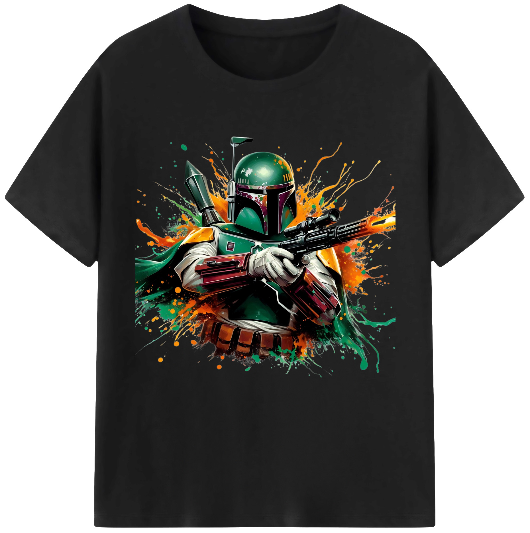 （画像用） スター・ウォーズ Star Wars 綿100％半袖Tシャツ（フロントプリント）