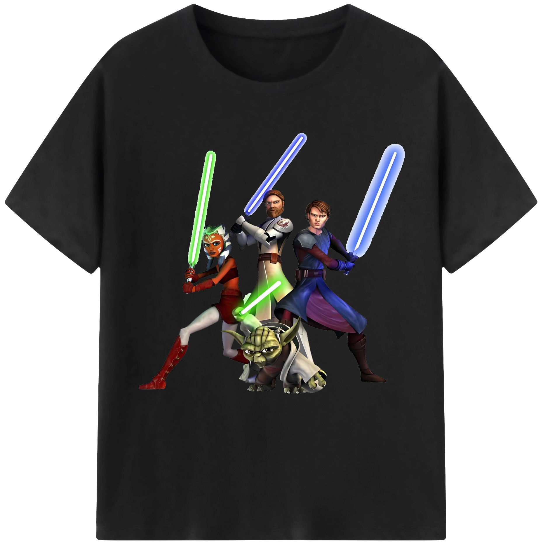 （画像用） スター・ウォーズ Star Wars 綿100％半袖Tシャツ（フロントプリント）