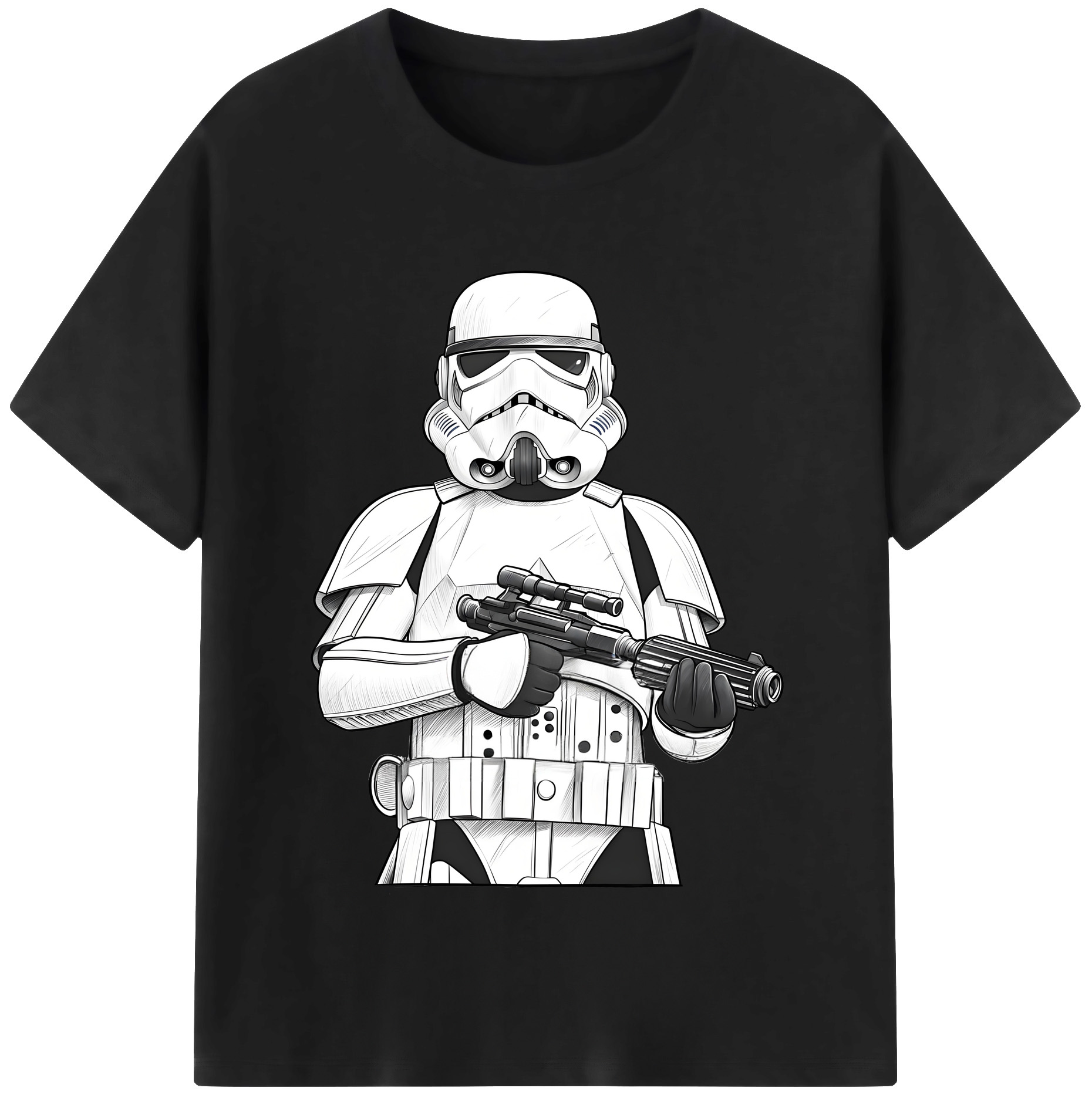 （画像用） スター・ウォーズ Star Wars 綿100％半袖Tシャツ（フロントプリント）