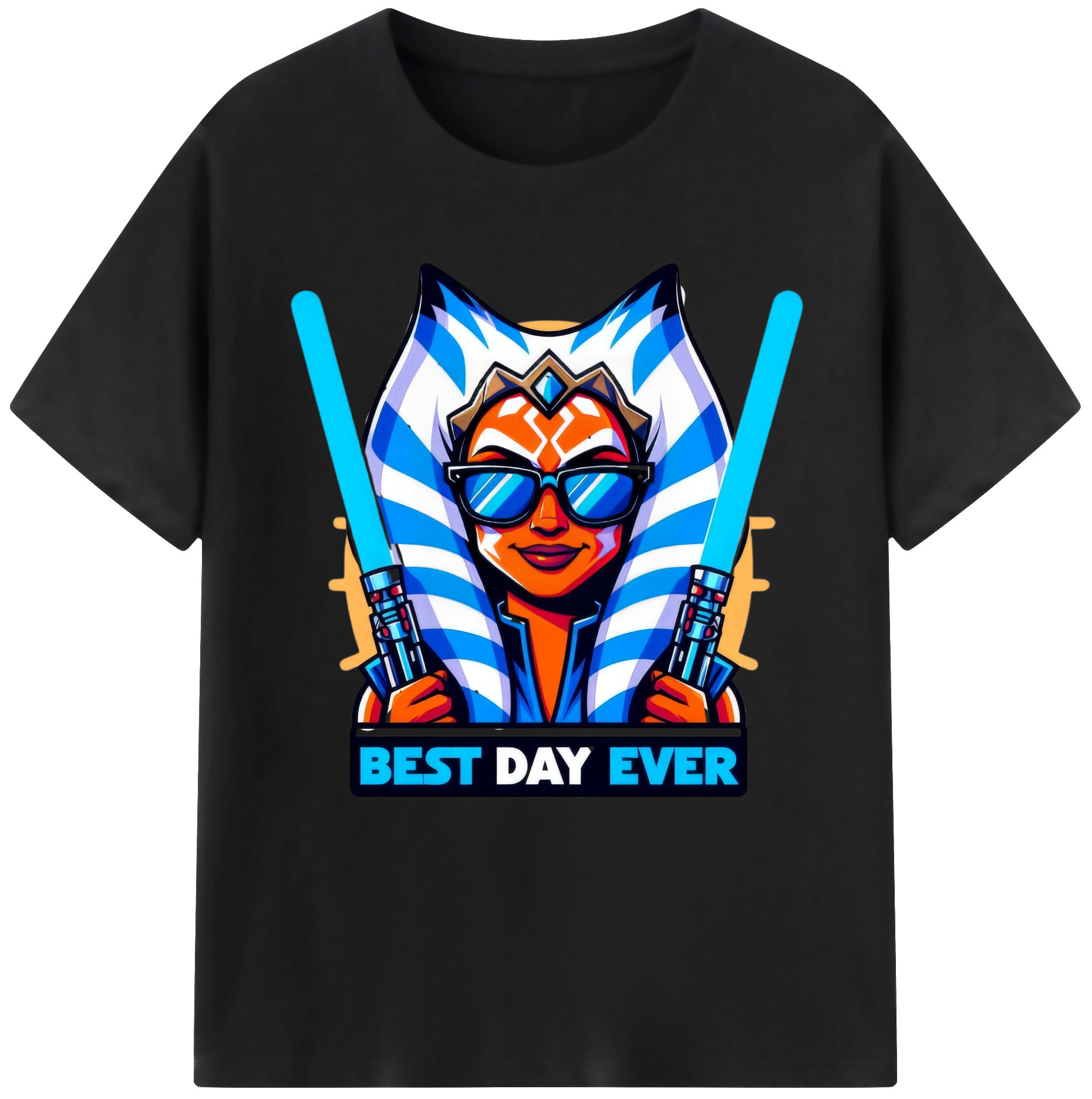 （画像用） スター・ウォーズ Star Wars 綿100％半袖Tシャツ（フロントプリント）