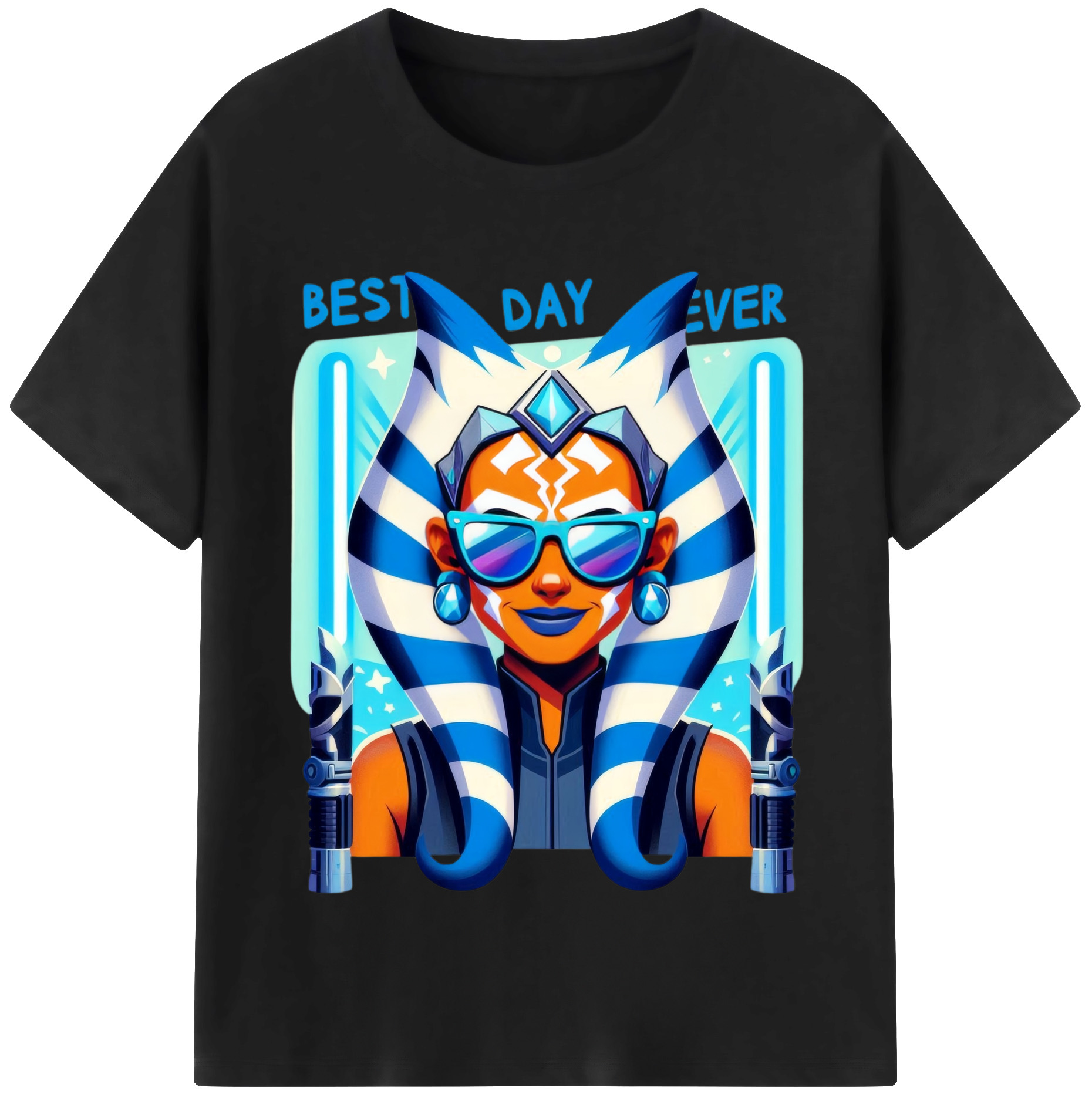 （画像用） スター・ウォーズ Star Wars 綿100％半袖Tシャツ（フロントプリント）