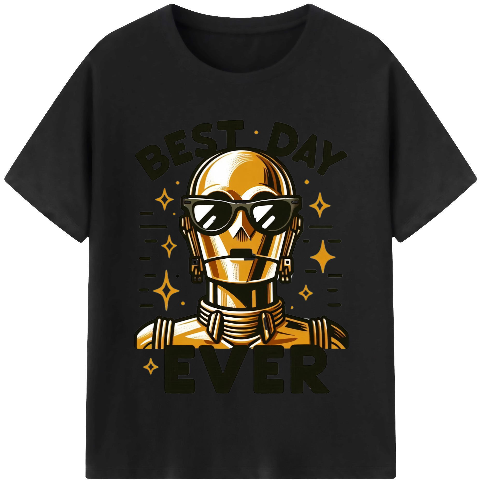 （画像用） スター・ウォーズ Star Wars 綿100％半袖Tシャツ（フロントプリント）