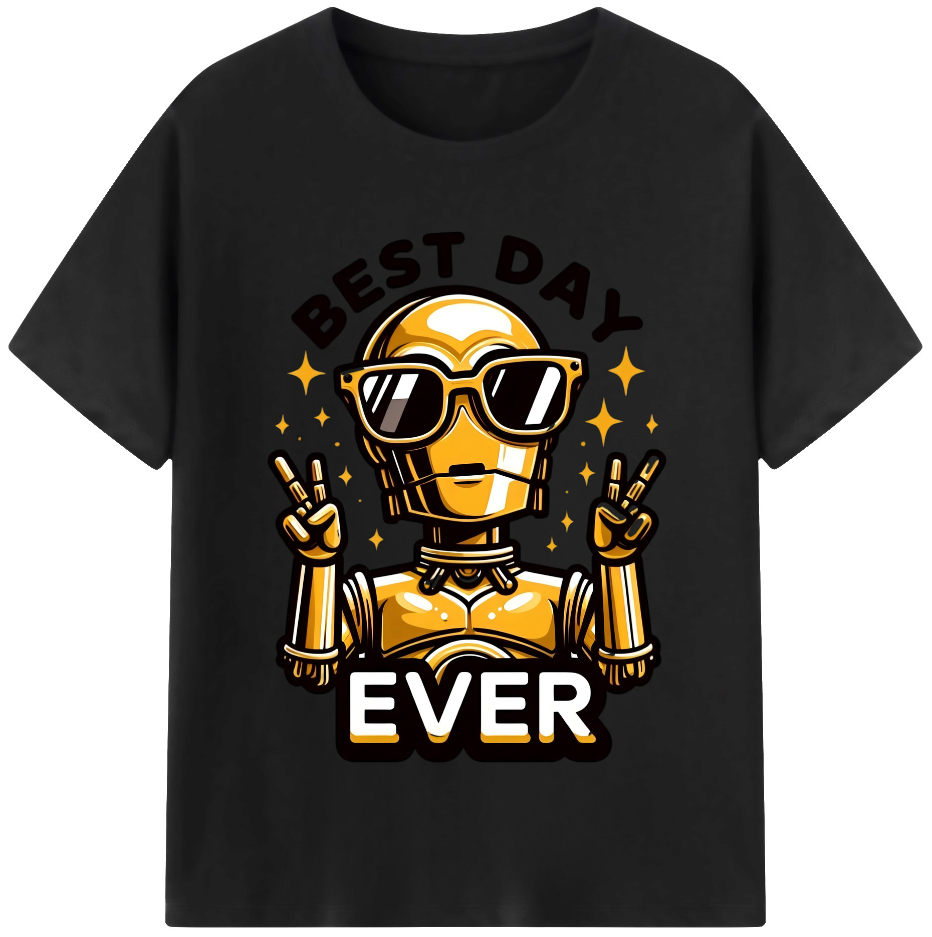 （画像用） スター・ウォーズ Star Wars 綿100％半袖Tシャツ（フロントプリント）