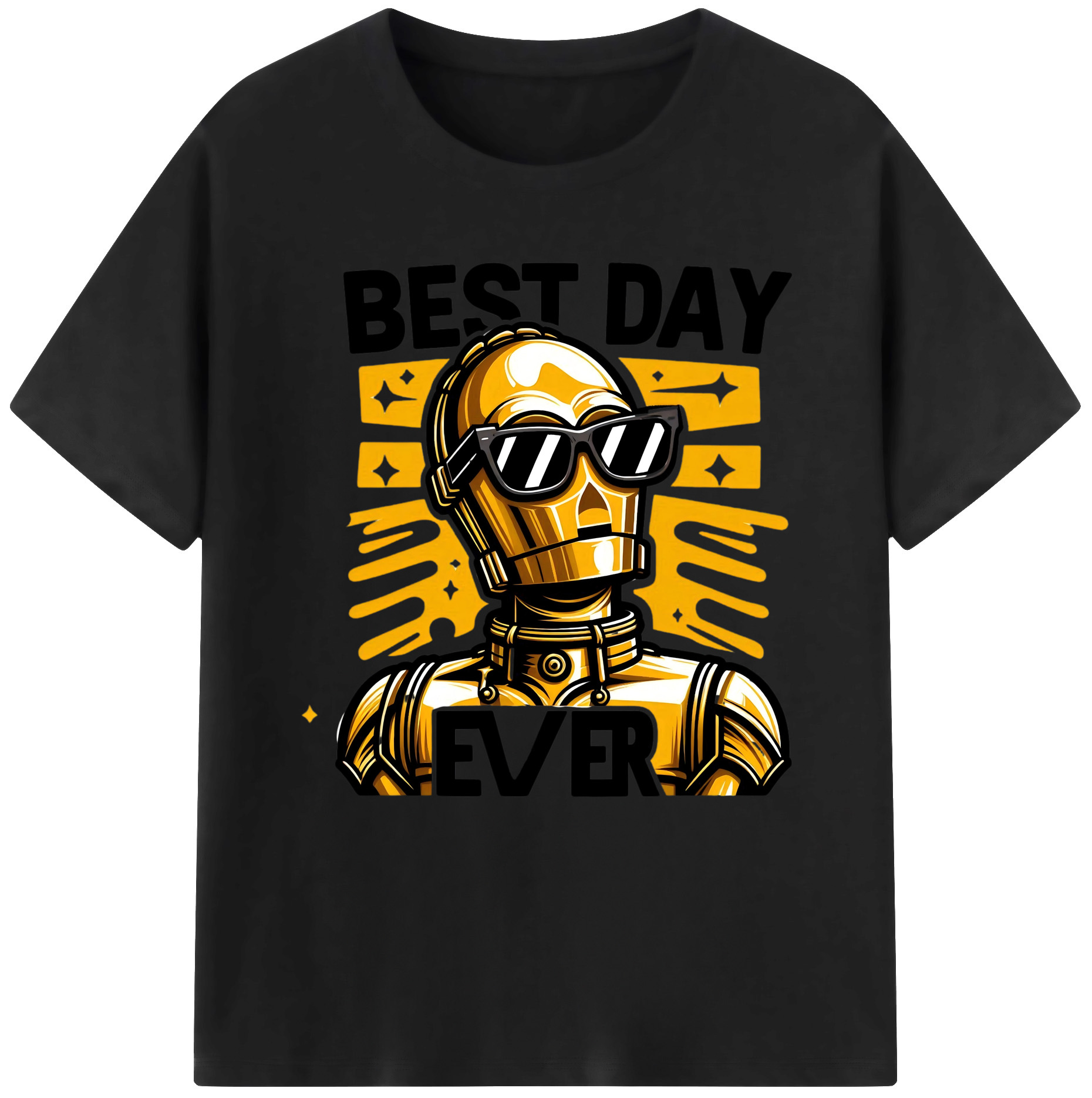 （画像用） スター・ウォーズ Star Wars 綿100％半袖Tシャツ（フロントプリント）