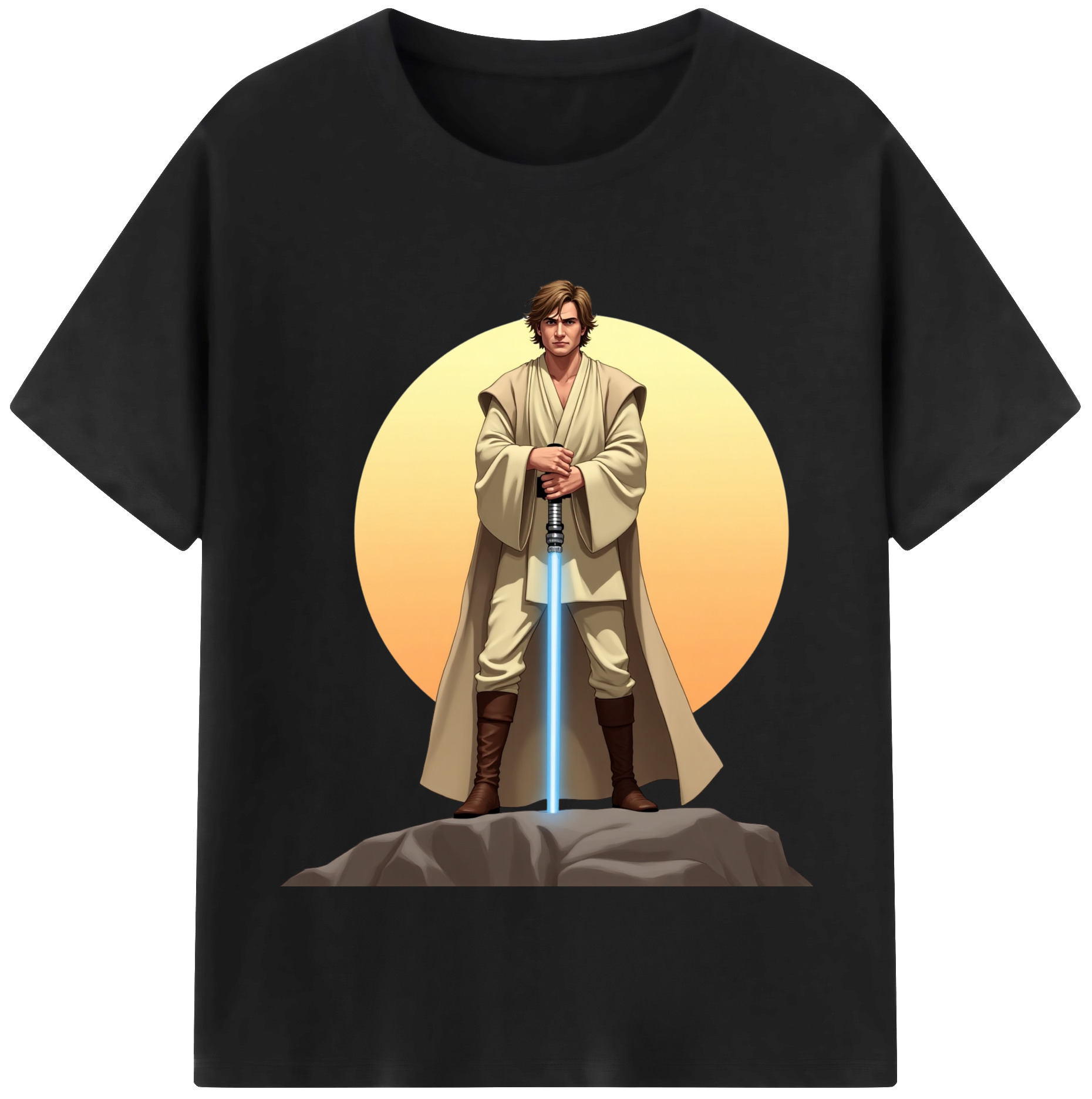 （画像用） スター・ウォーズ Star Wars 綿100％半袖Tシャツ（フロントプリント）