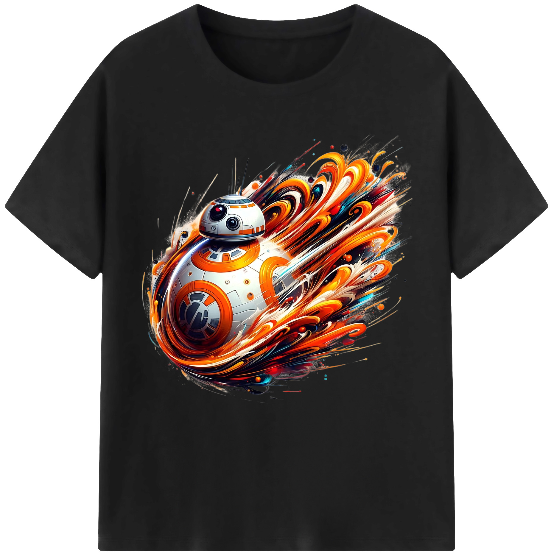 （画像用） スター・ウォーズ Star Wars 綿100％半袖Tシャツ（フロントプリント）