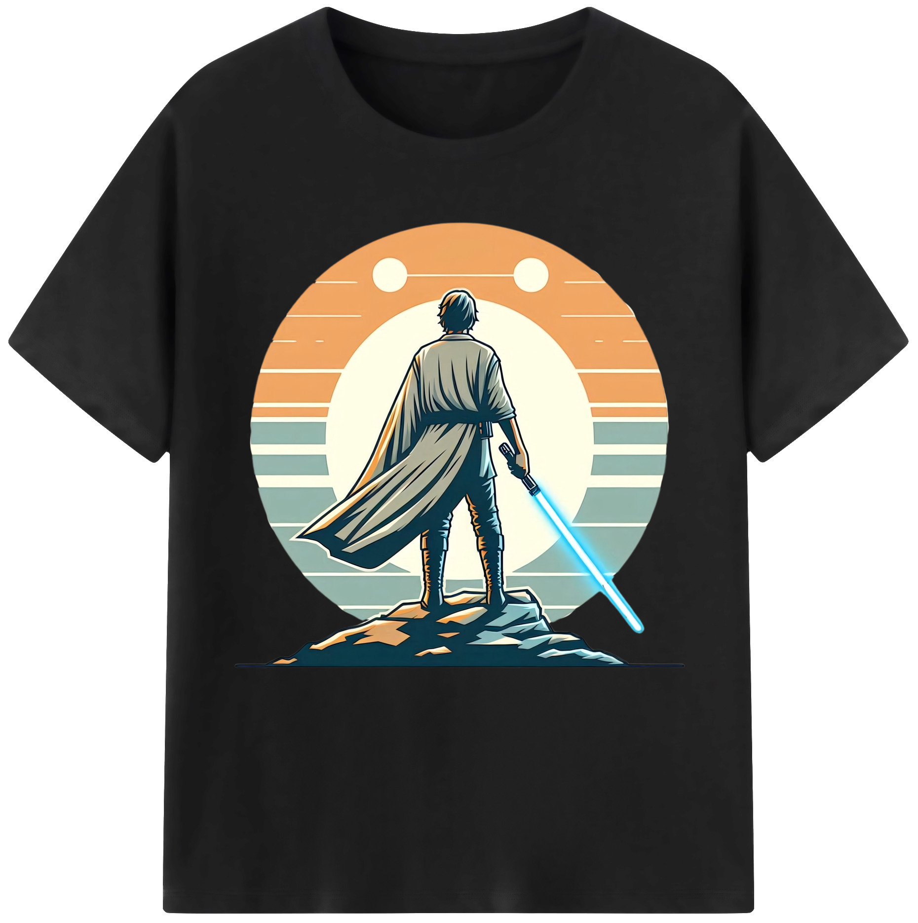 （画像用） スター・ウォーズ Star Wars 綿100％半袖Tシャツ（フロントプリント）