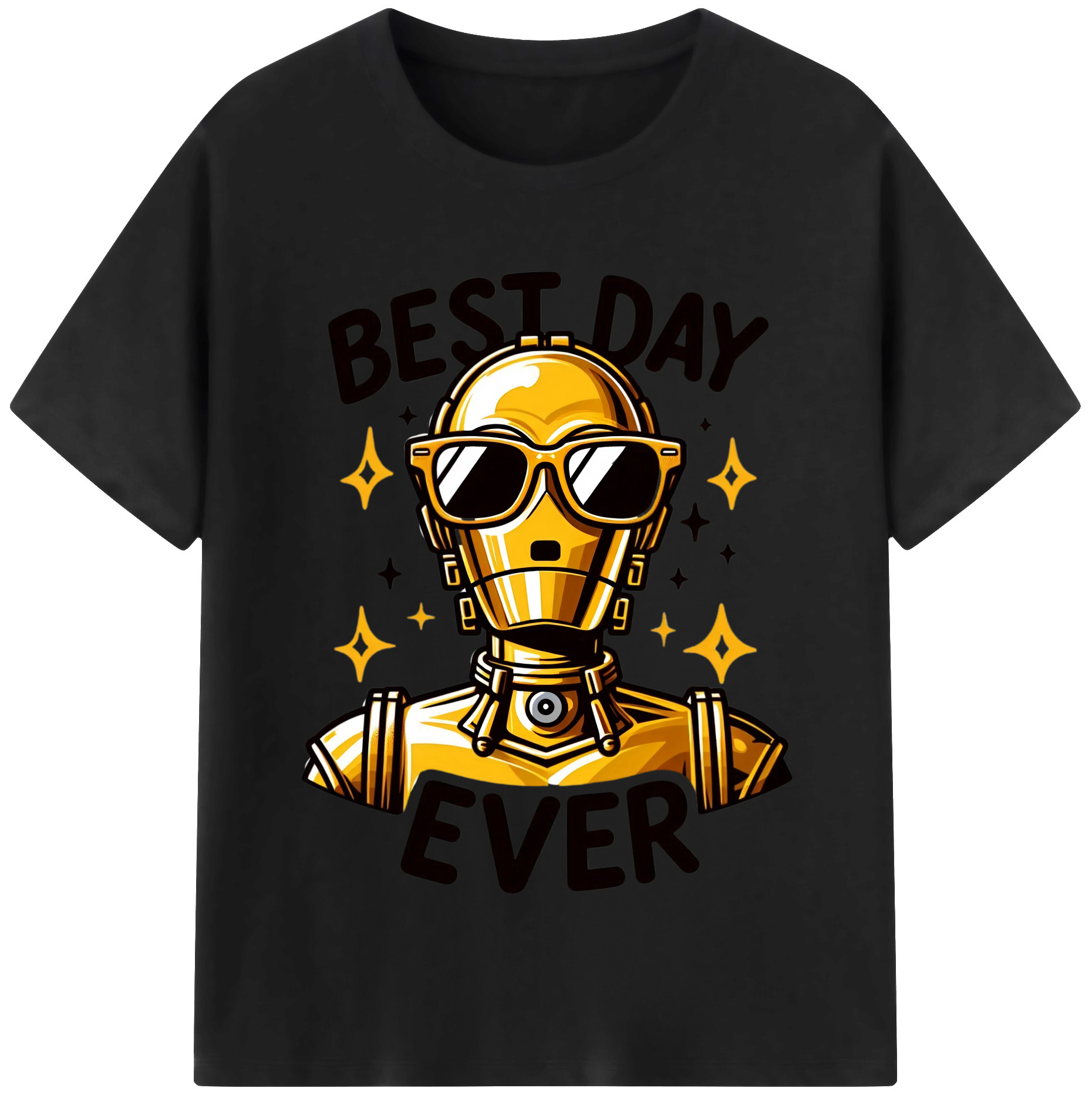 （画像用） スター・ウォーズ Star Wars 綿100％半袖Tシャツ（フロントプリント）